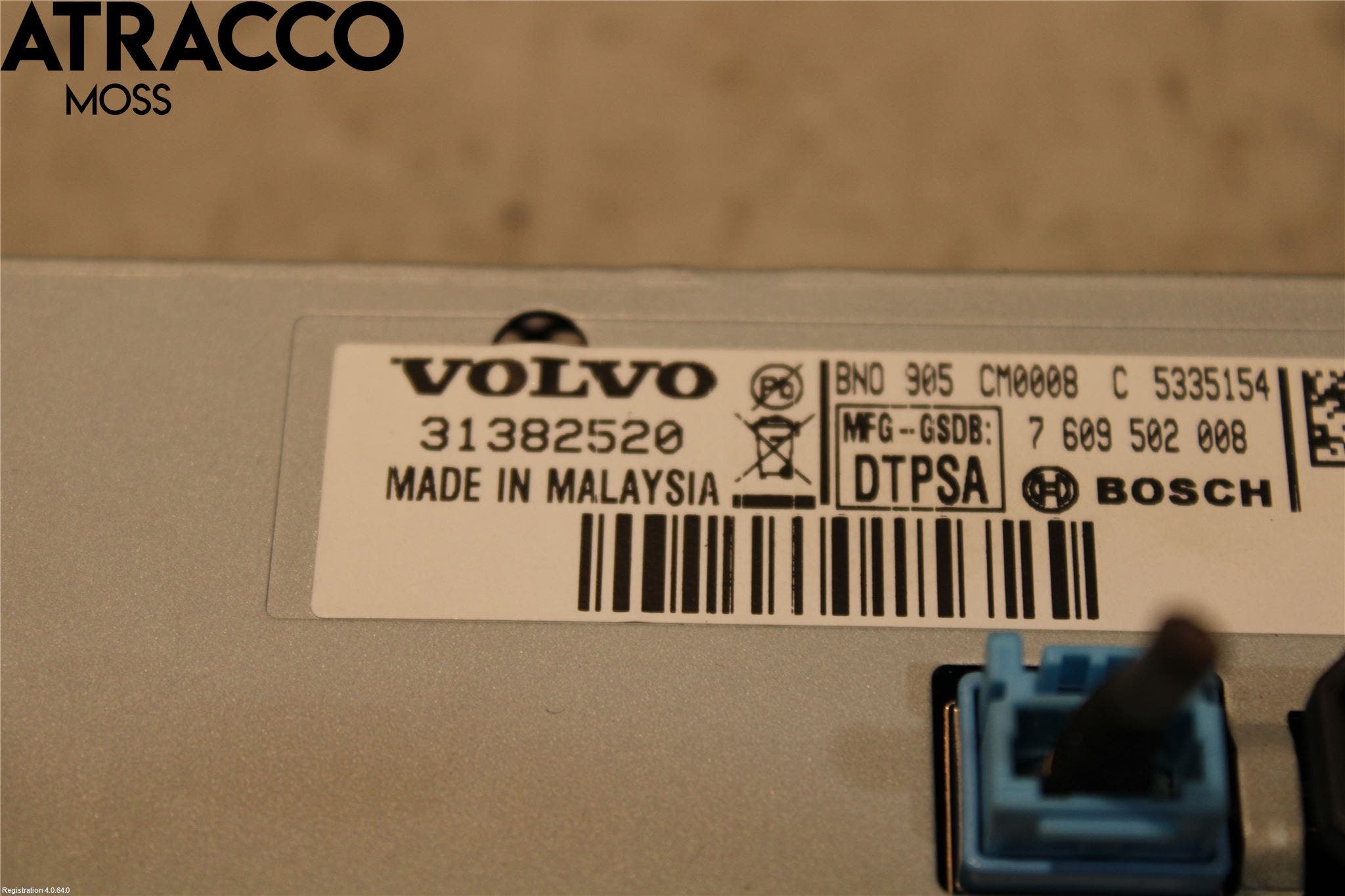 Volvo V40 12-19 Multifunktionsdisplay