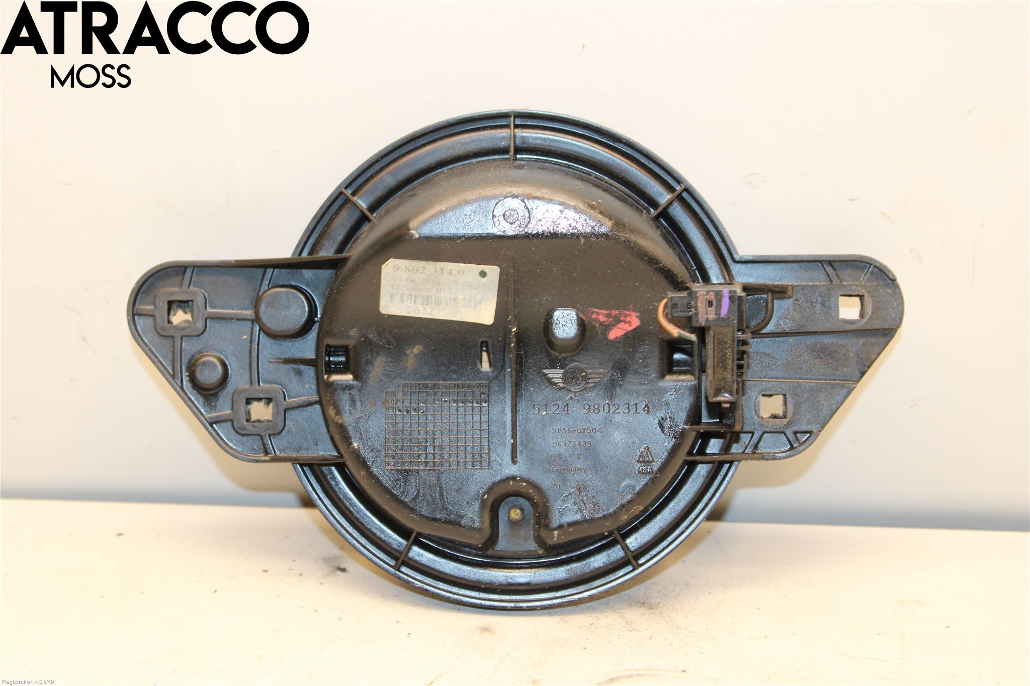 Mini COUPE R56 05-14 Bakluke Handtak Ytre