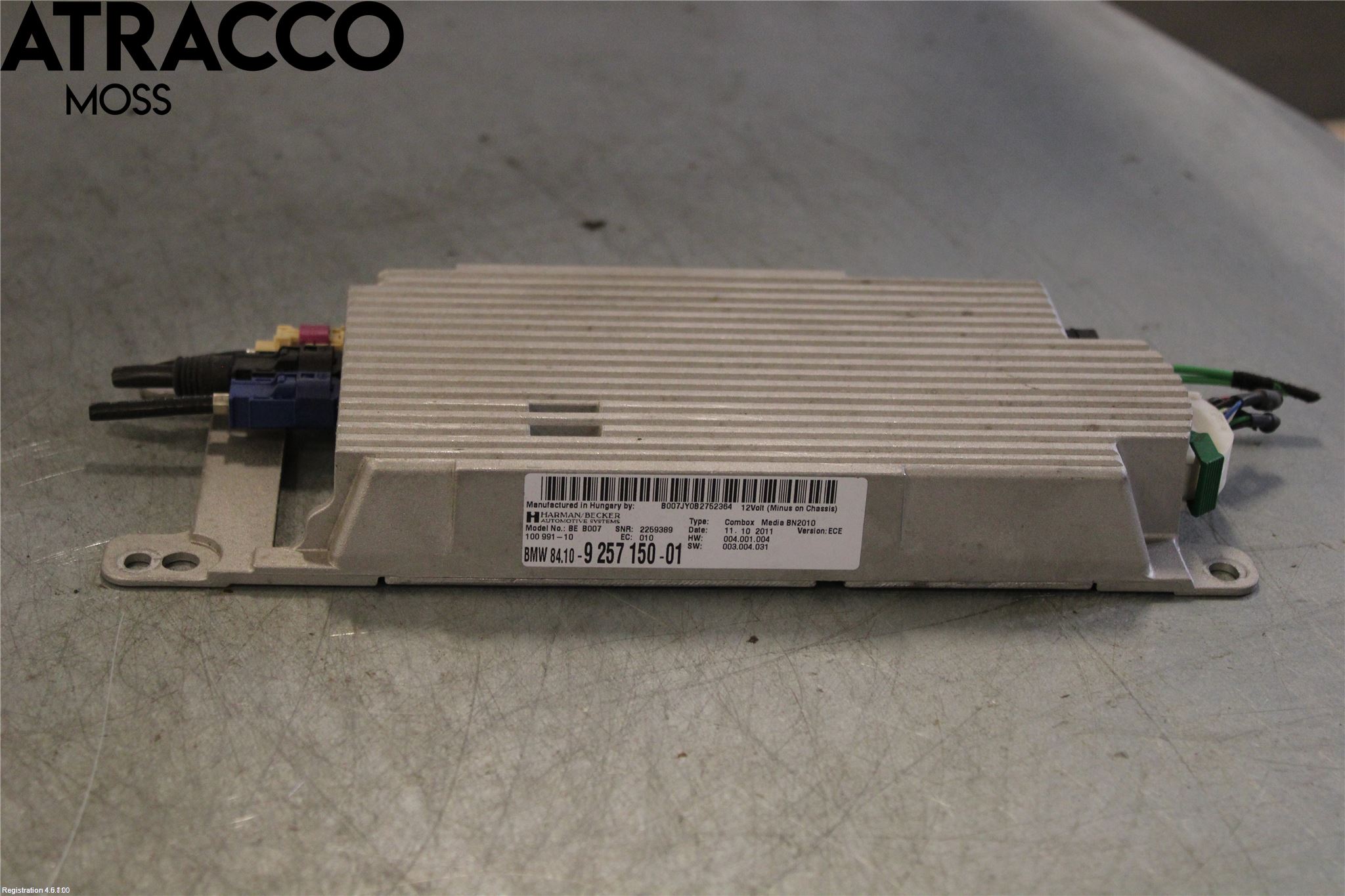 BMW 5 F10/F11/F18 09-17 Styreenhet Øvrig