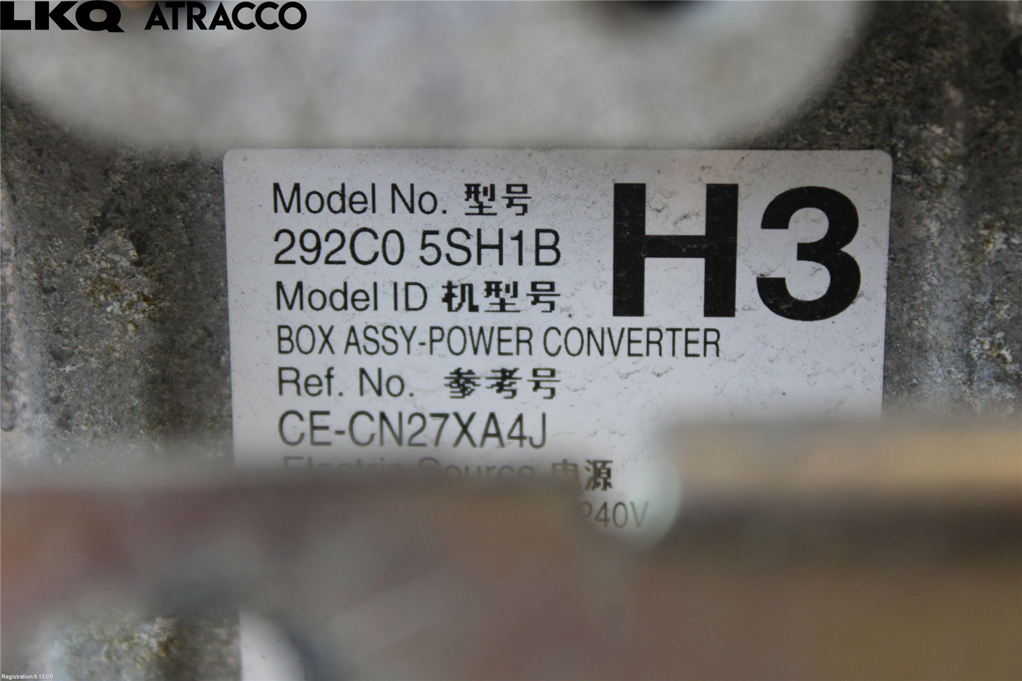 Nissan LEAF 18- Dc-Cd Omformer Hybrid