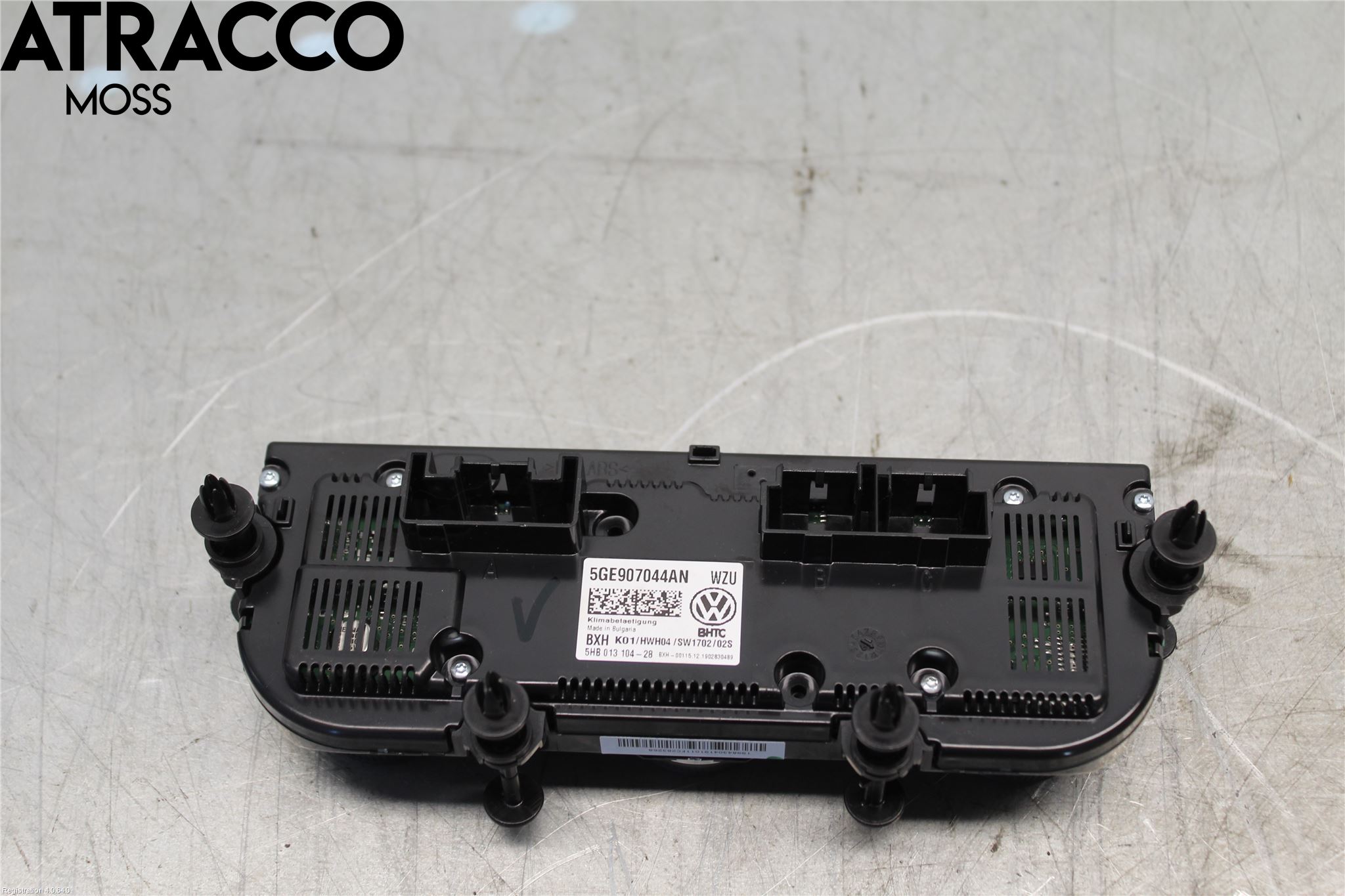 Volkswagen VW GOLF / E-GOLF VII 13-20 Varme Ac Betjening-Display