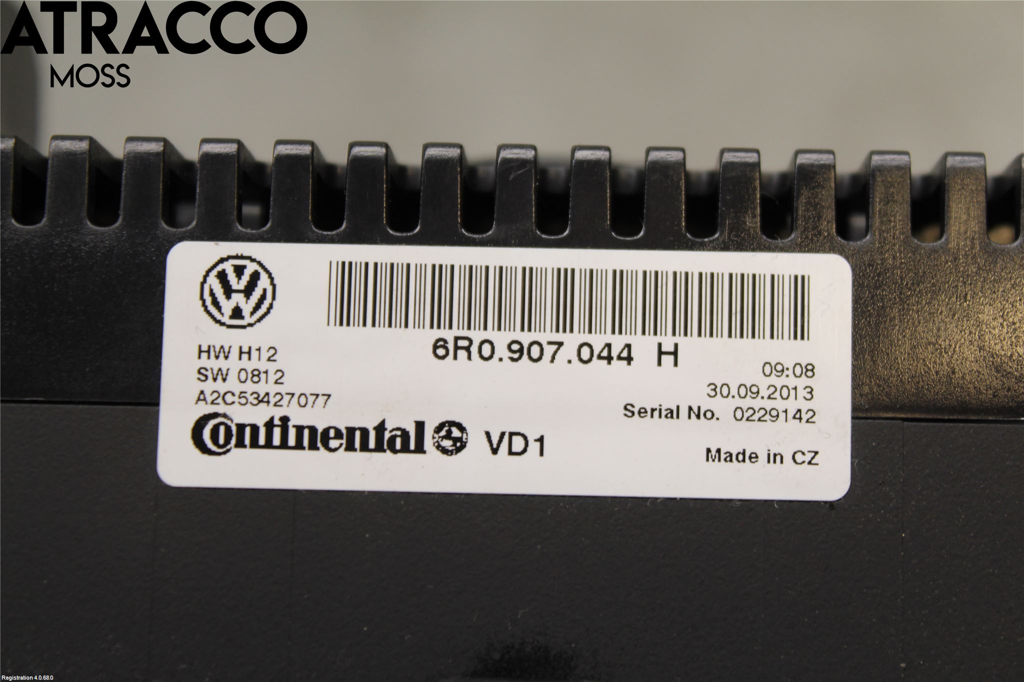 Volkswagen VW POLO 10-17 Varme Ac Betjening-Display