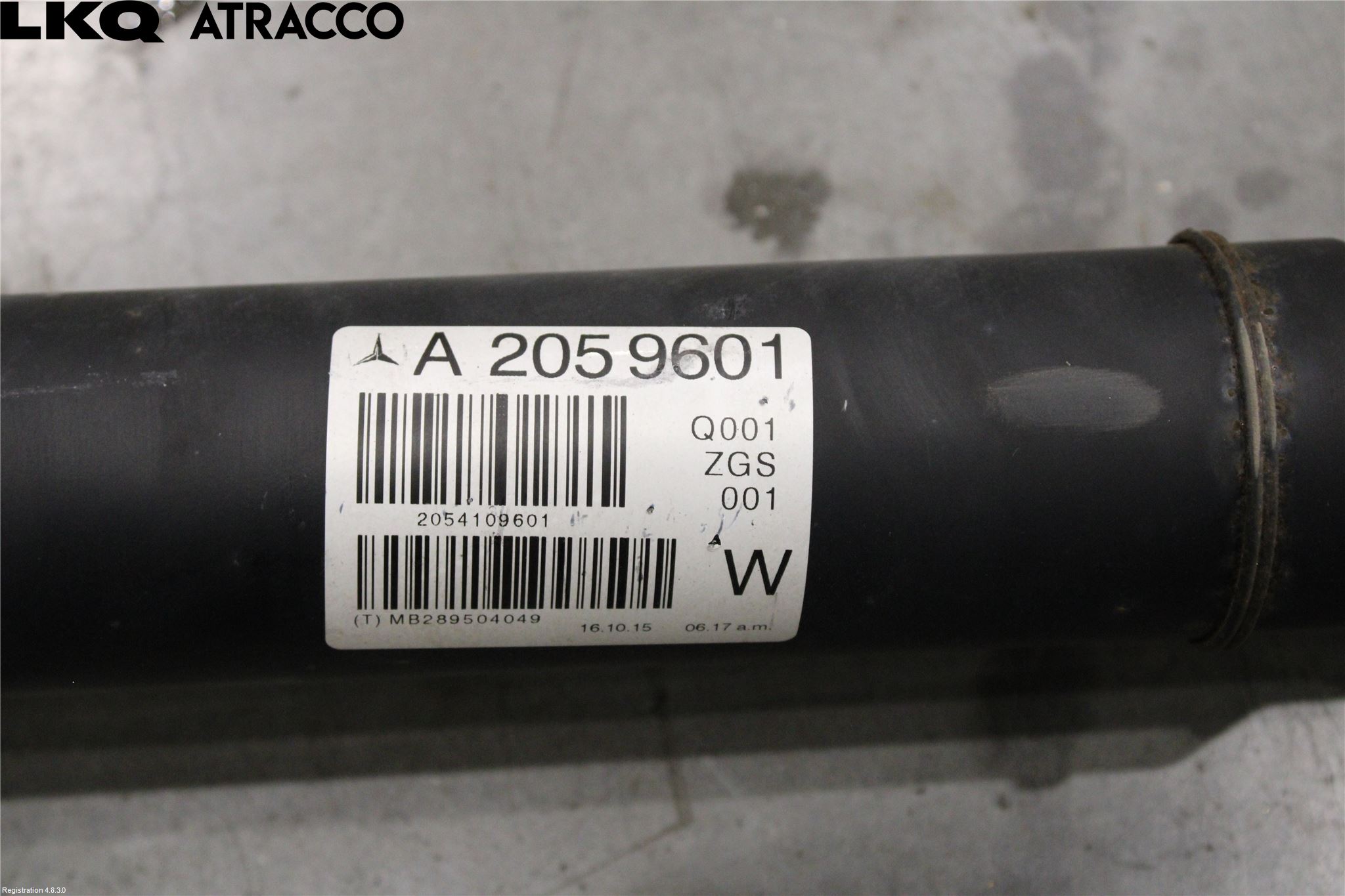 Mercedes-Benz MB C-KLASS (W205) 14-21 Mellomaksel Kompl