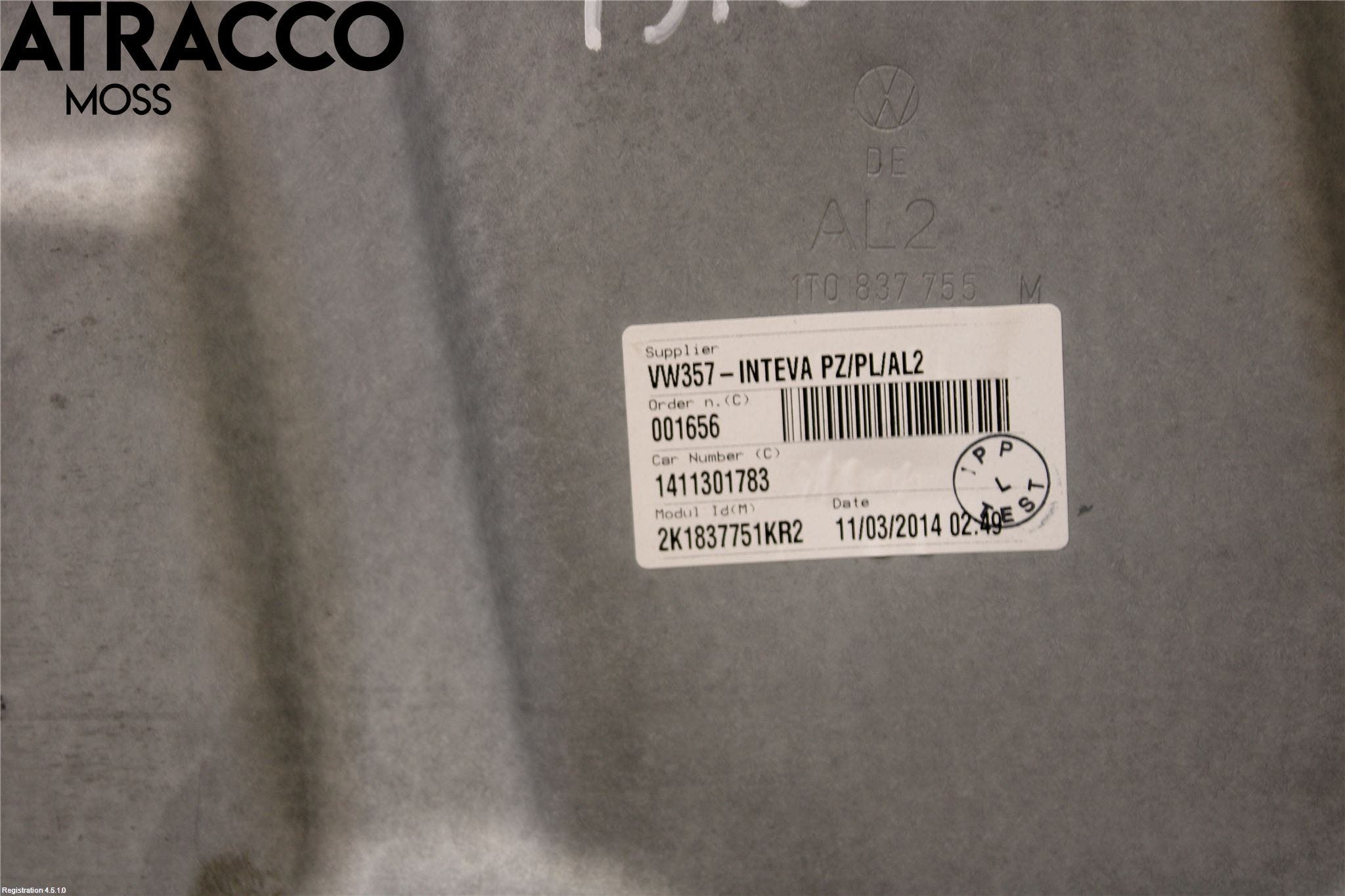 Volkswagen VW CADDY 11-15 Vindusheis El Komp