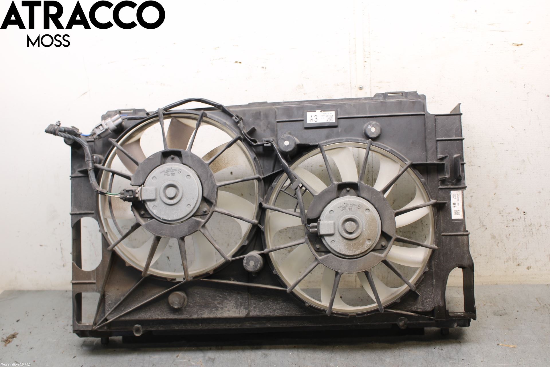 Toyota AURIS 13-19 Kjølevifte Elektrisk