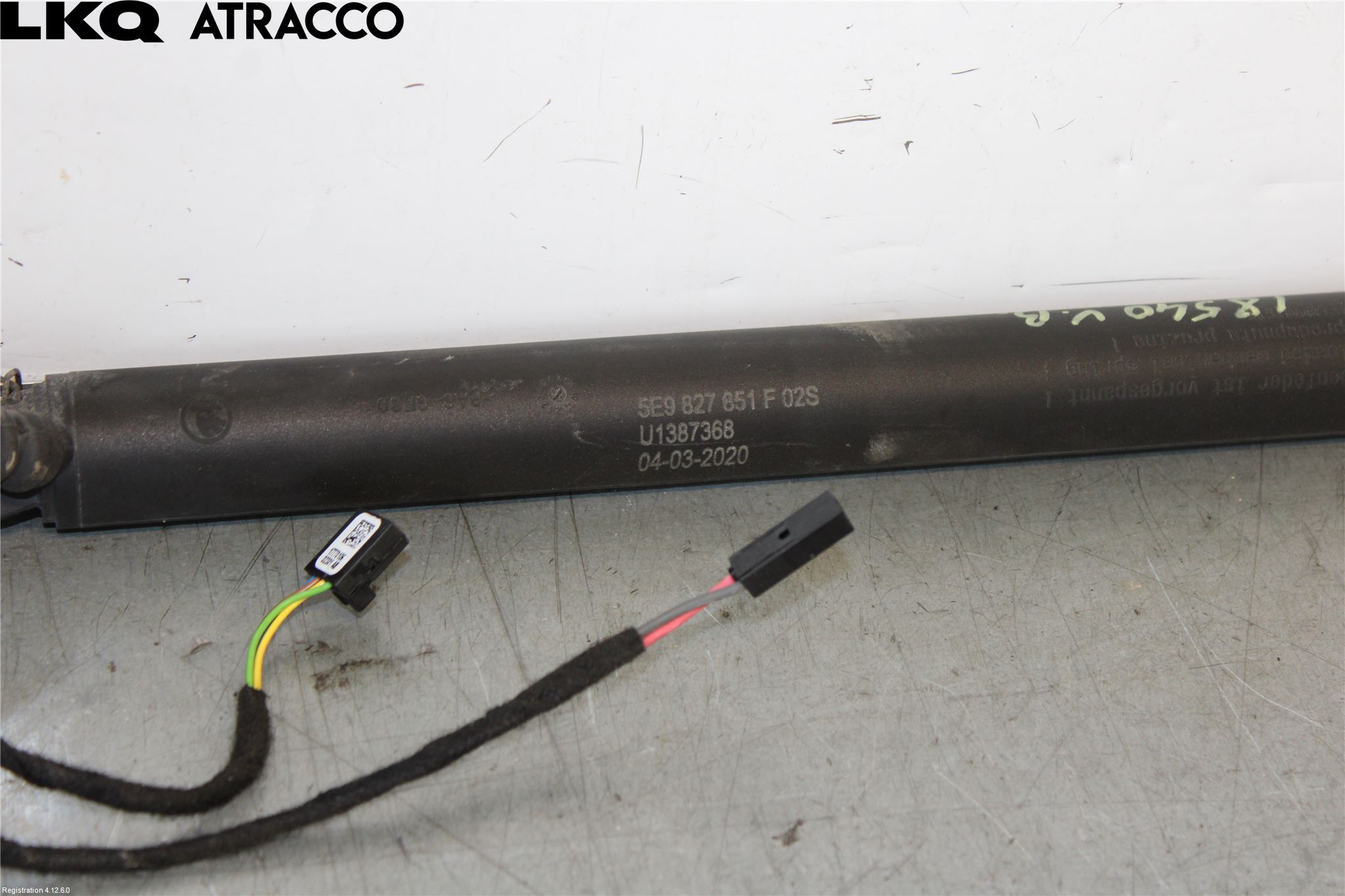 Skoda OCTAVIA (5E) 13-20 Bakluke Demper-Gassfjær