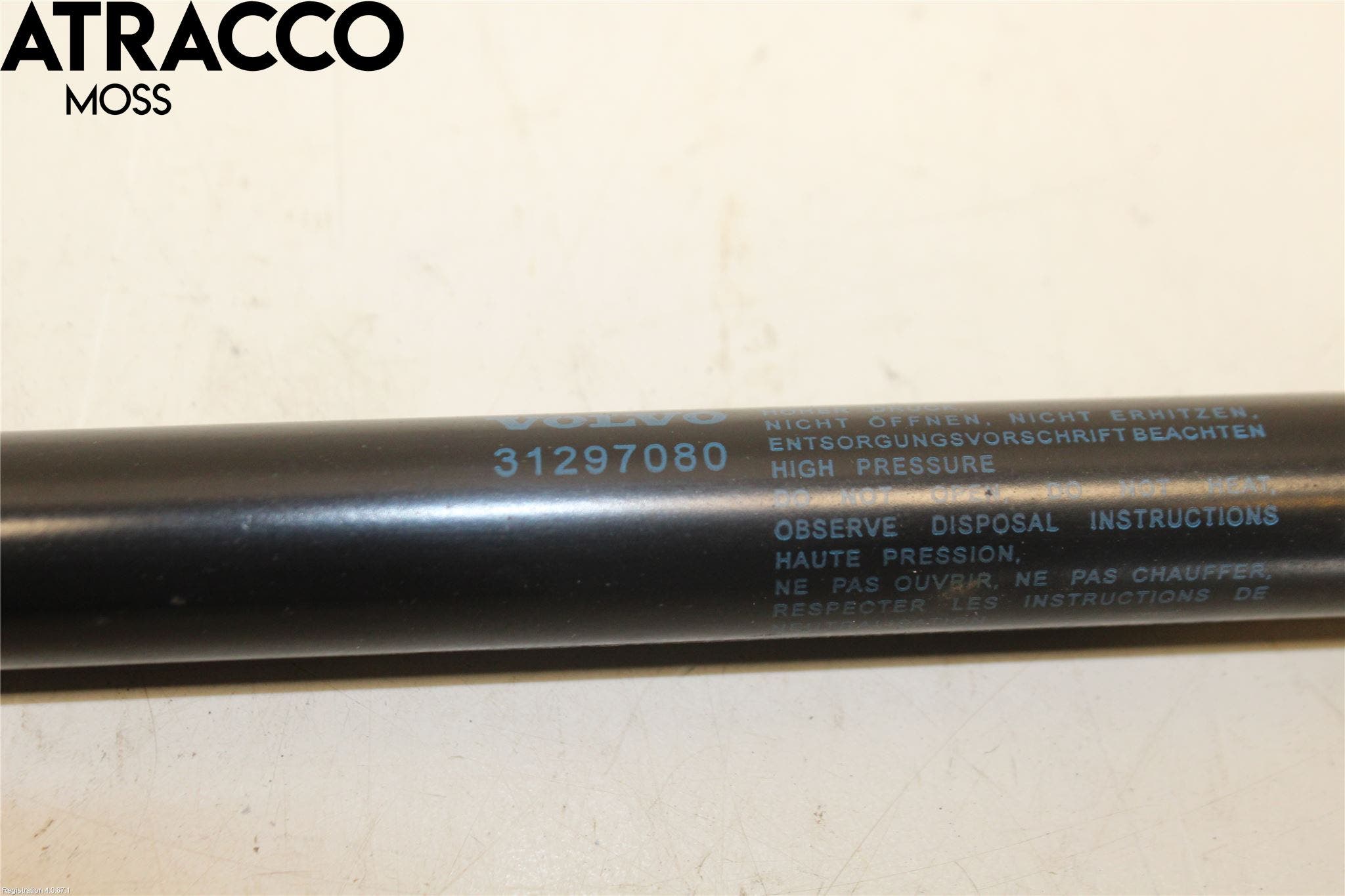 Volvo V60 11-13 Bakluke Demper-Gassfjær