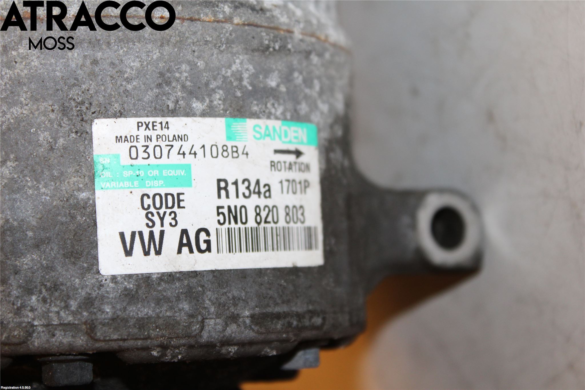 Volkswagen VW PASSAT 05-11 Varme Ac Kompressor