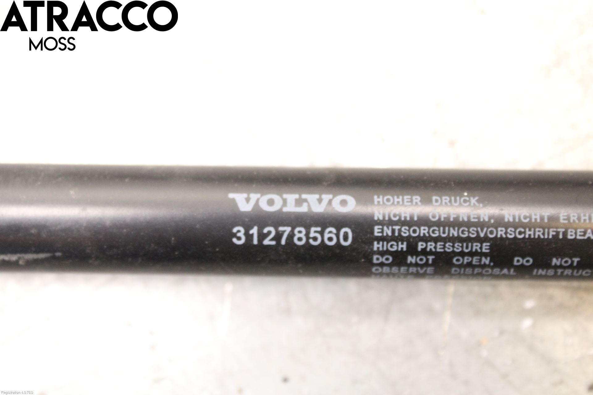 Volvo V40 12-19 Bakluke Demper-Gassfjær