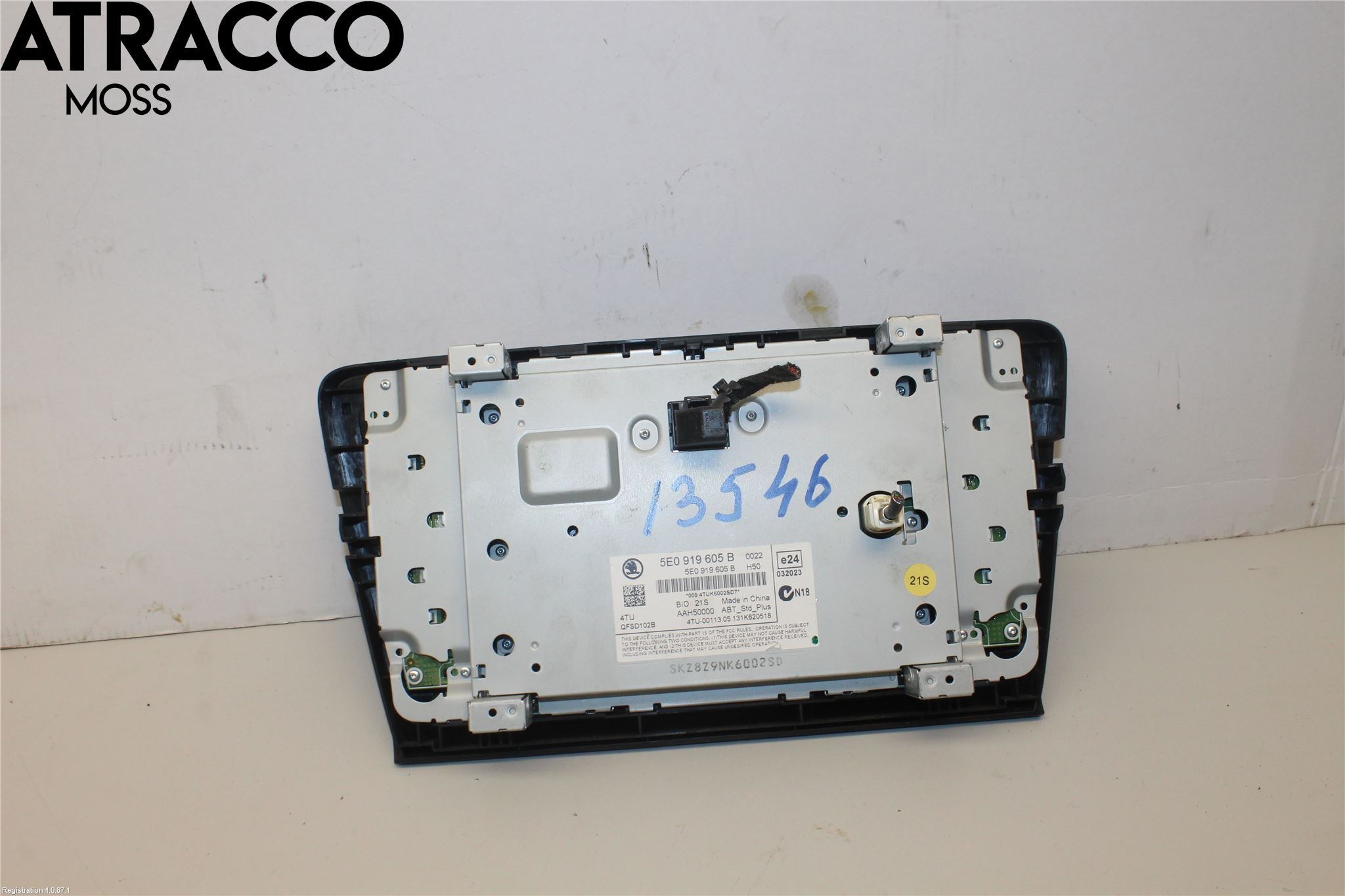 Skoda OCTAVIA (5E) 13-20 Multifunktionsdisplay