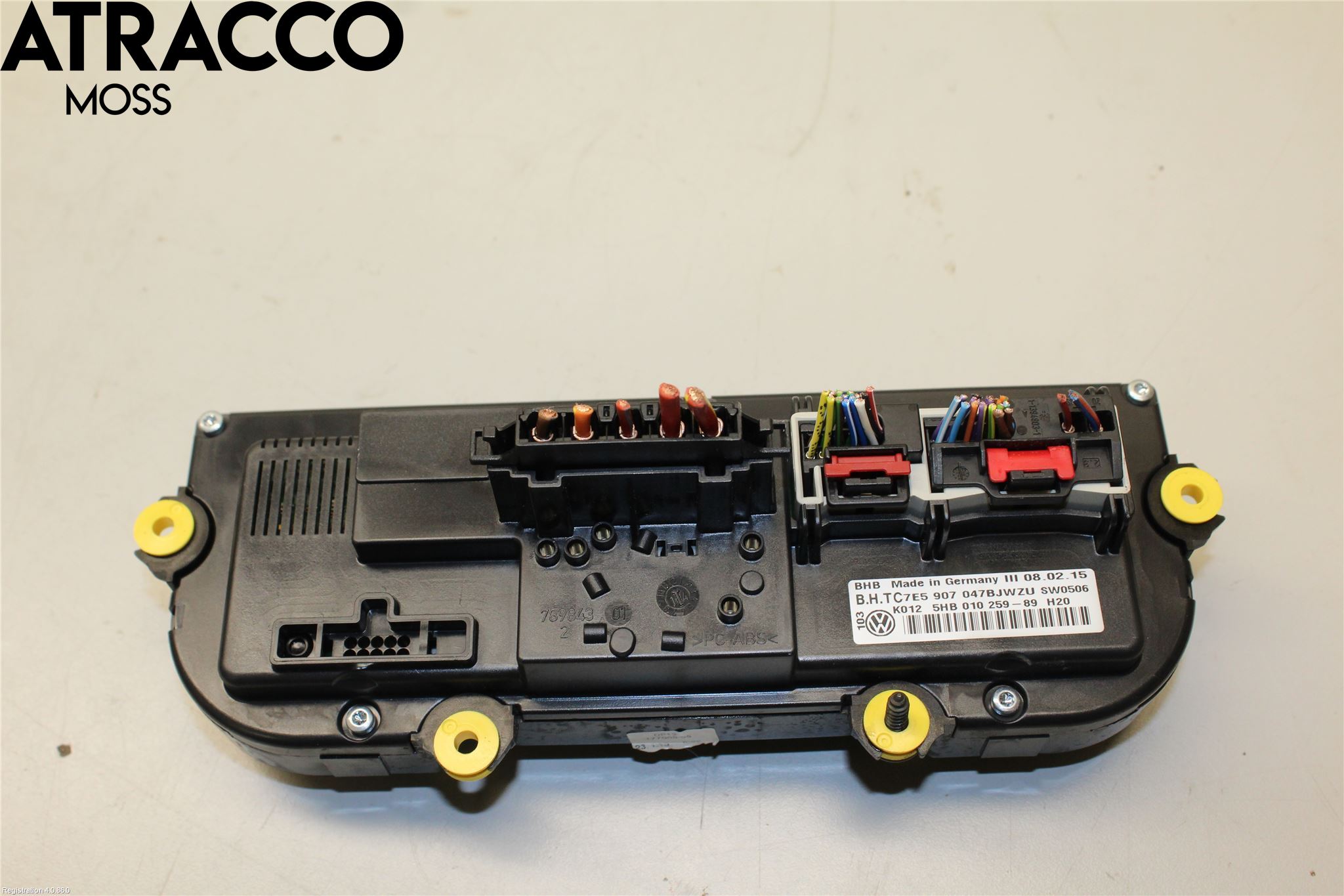 Volkswagen VW TRANSP/CARAVELLE (T5) 04-15 Varme Ac Betjening-Display