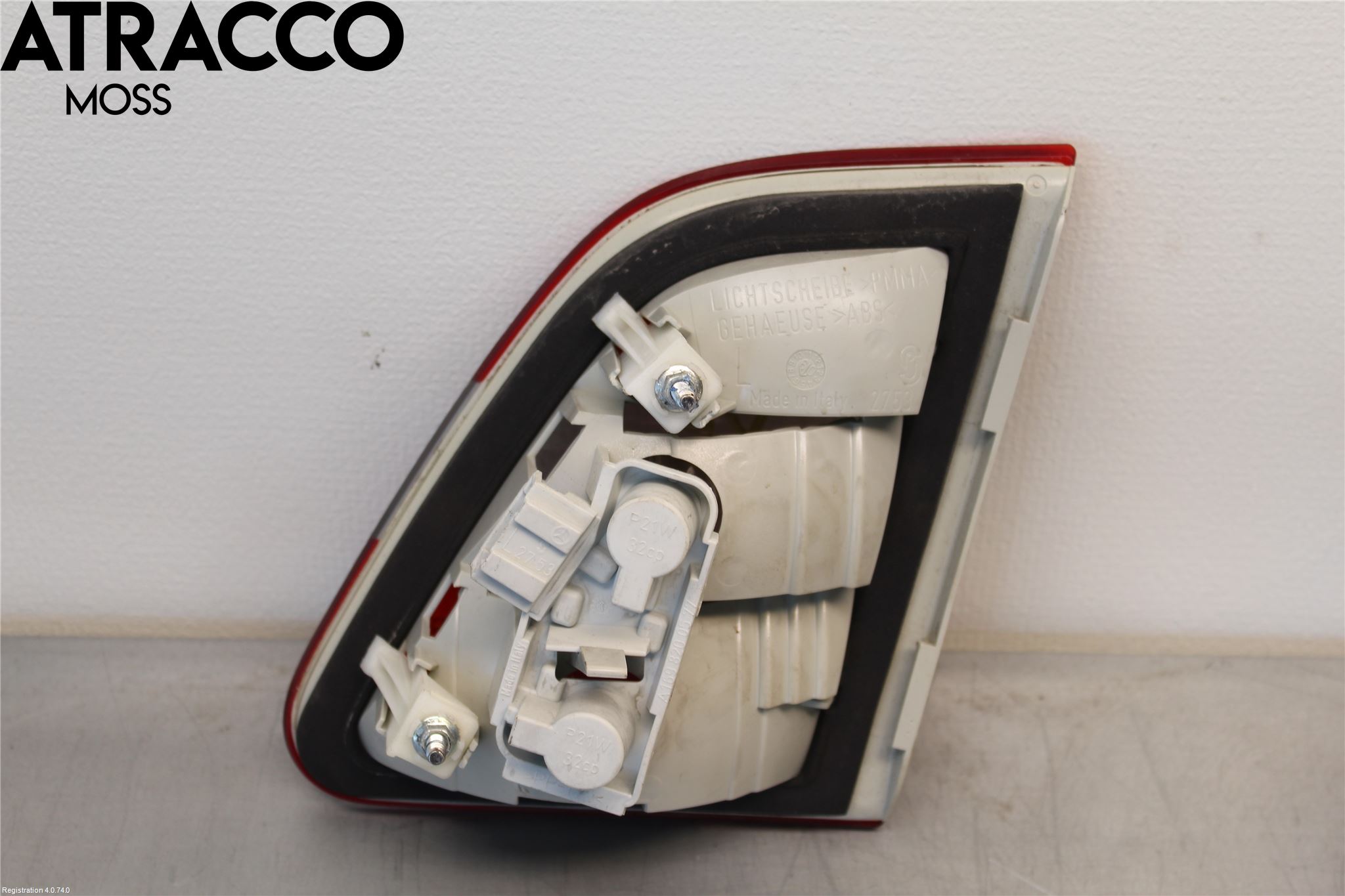 Mercedes-Benz MB B-KLASS (W245) 05-12 Baklykt Venstre  På Luke(Indre