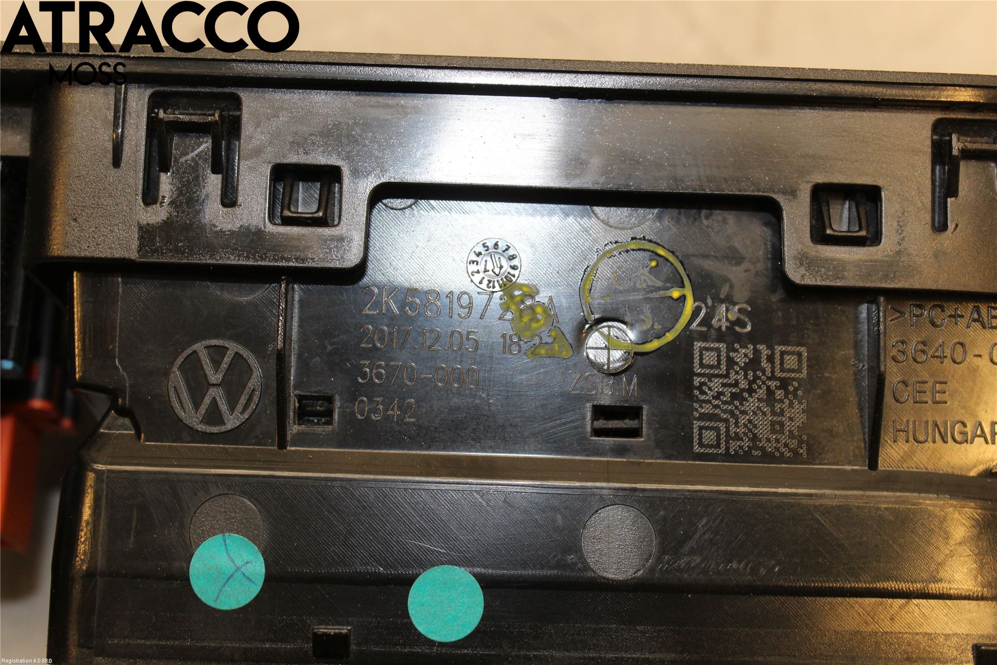 Volkswagen VW CADDY 16-20 Dashbord Kanal - Dyse