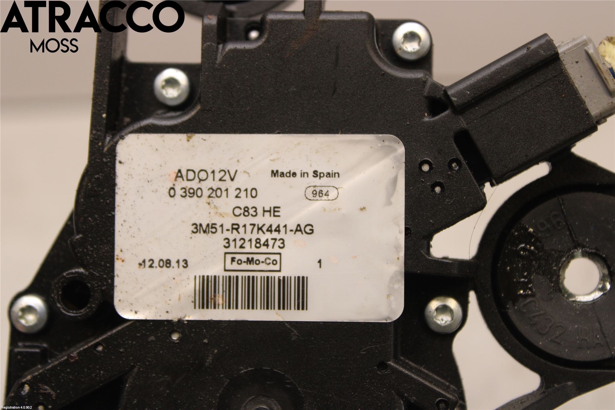 Ford MONDEO 07-15 Viskermotor Bakluke