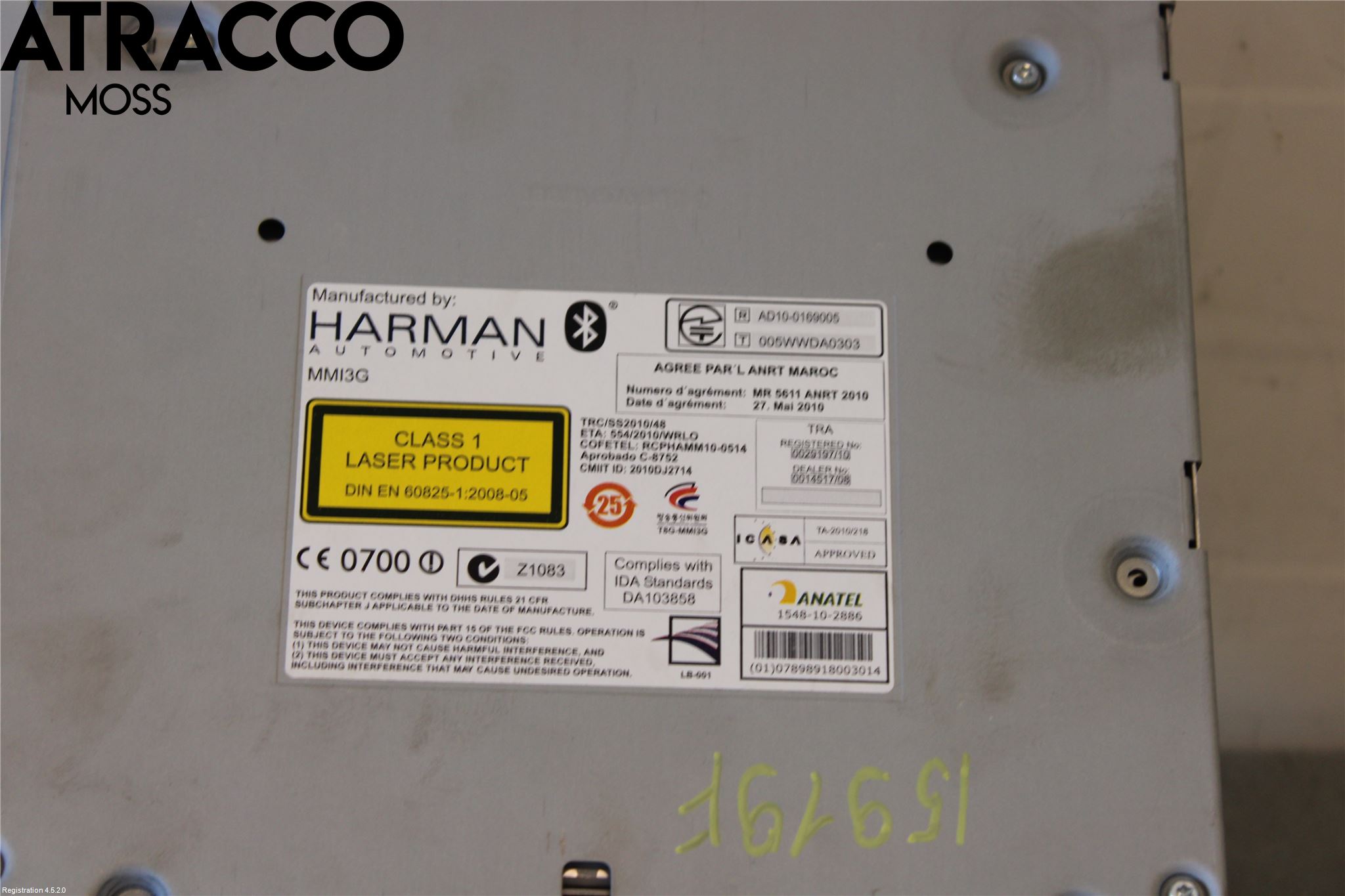 Audi Q5 09-16 Stereo Radio Med Cd