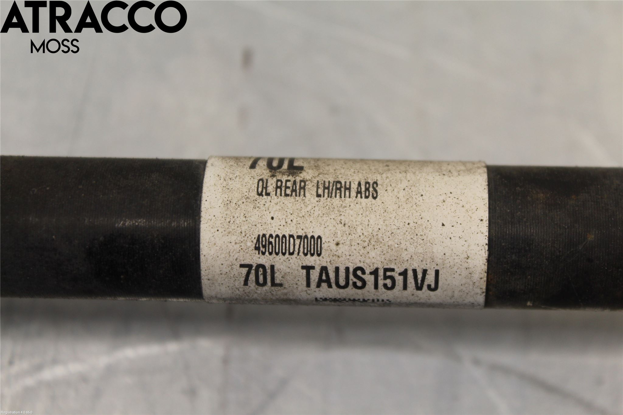 Kia SPORTAGE (QL) 16-21 Drivaksel Bak Kompl Høyre