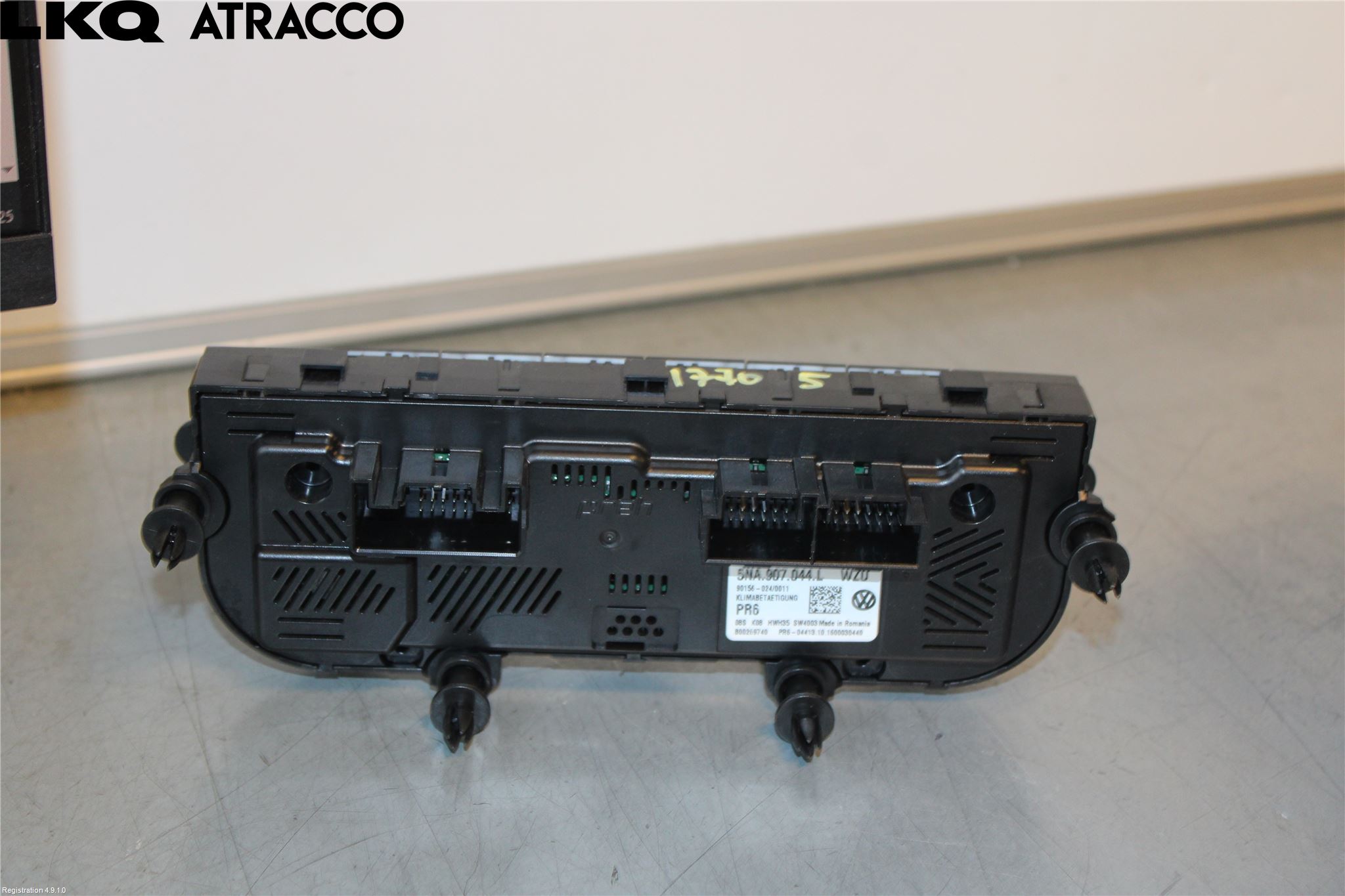 Volkswagen VW TIGUAN 16-24 Varme Ac Betjening-Display