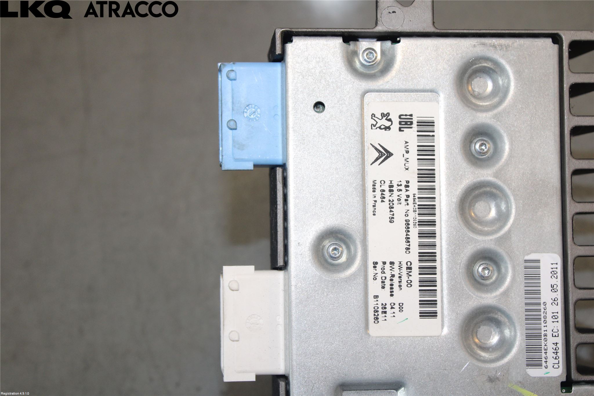 Peugeot 3008 09-16 Stereo Forsterker