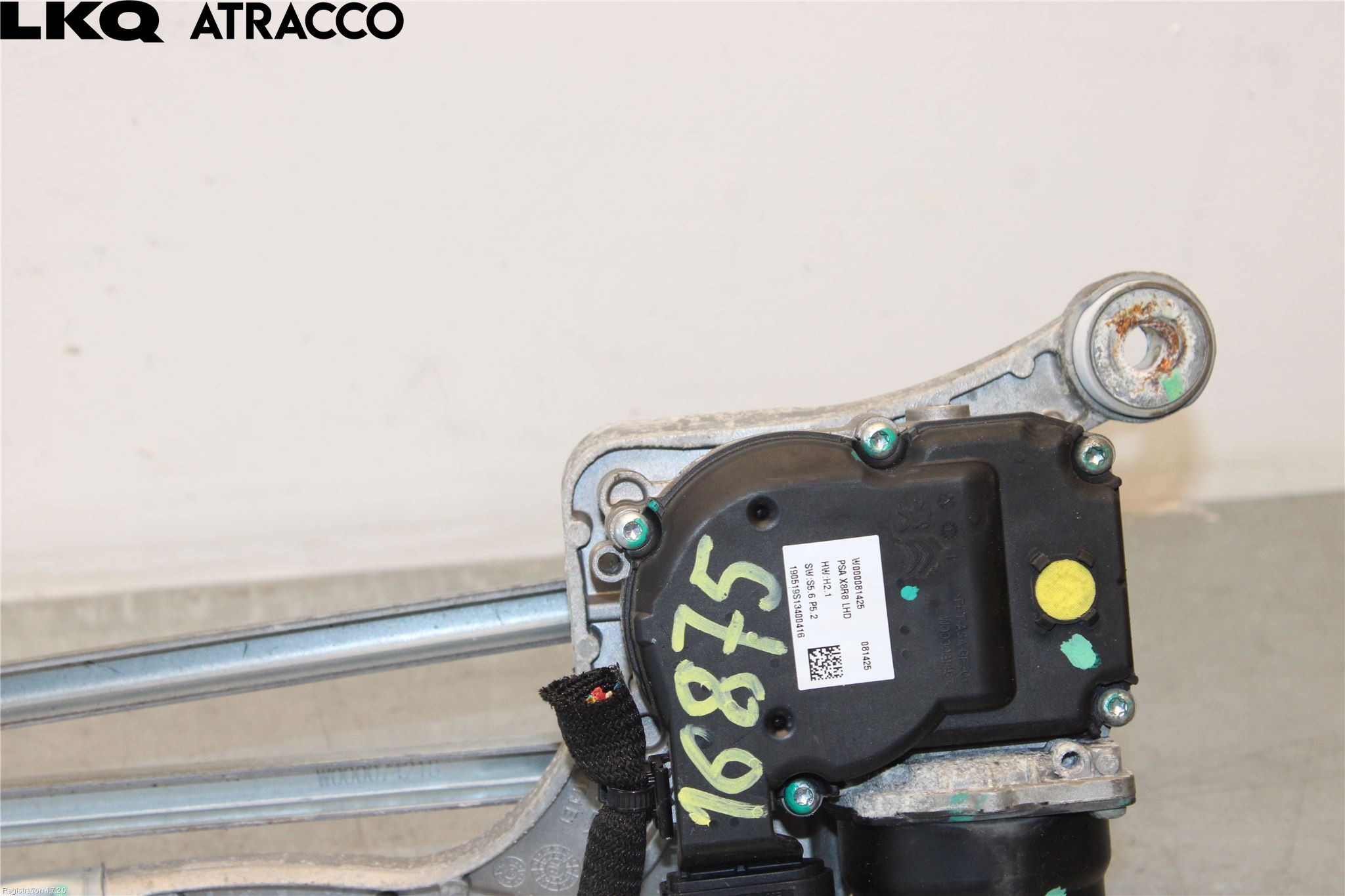 Peugeot 508 19- Viskermotor Frontrute