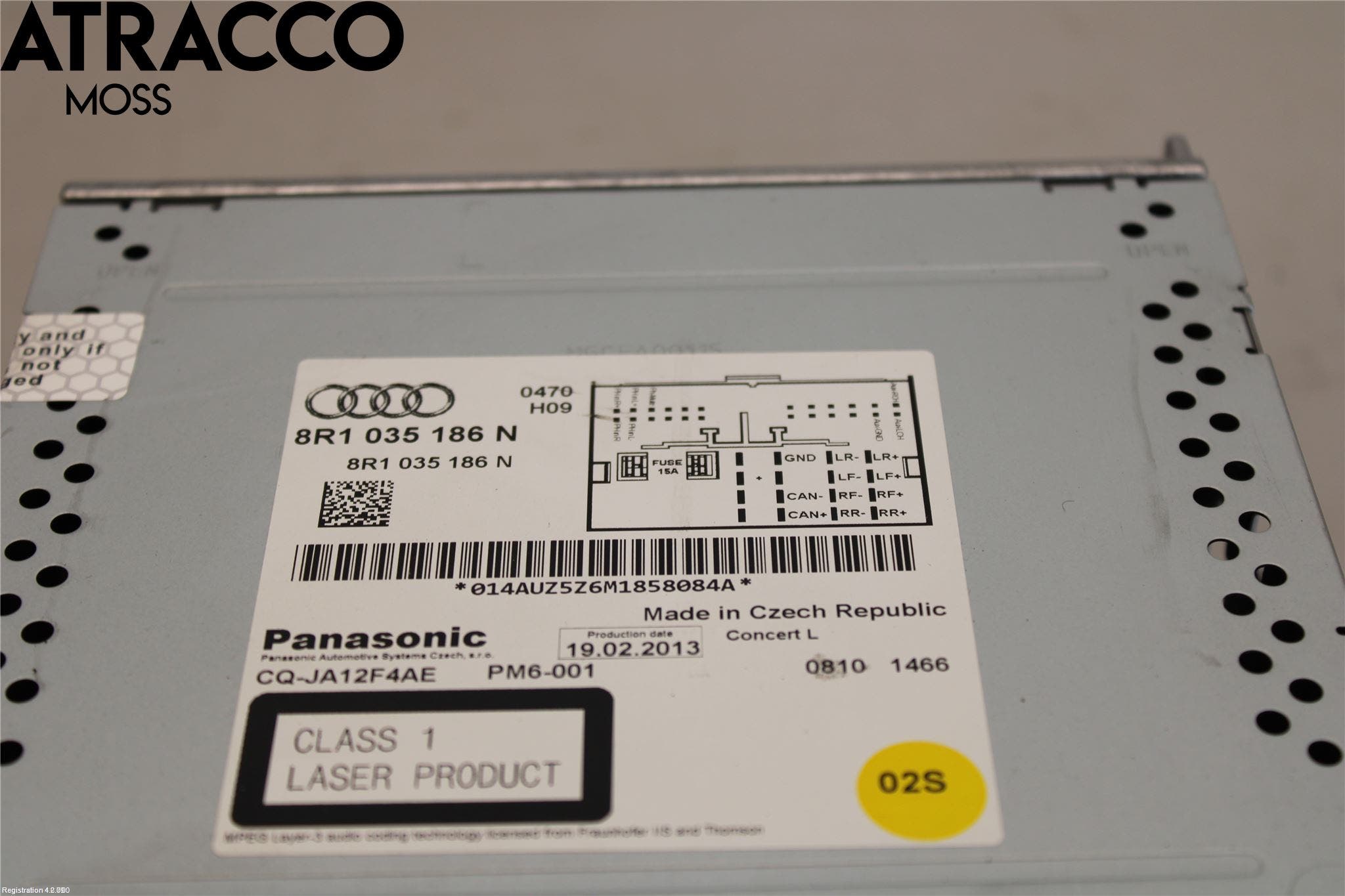 Audi A4 12-15 Stereo Radio Med Cd