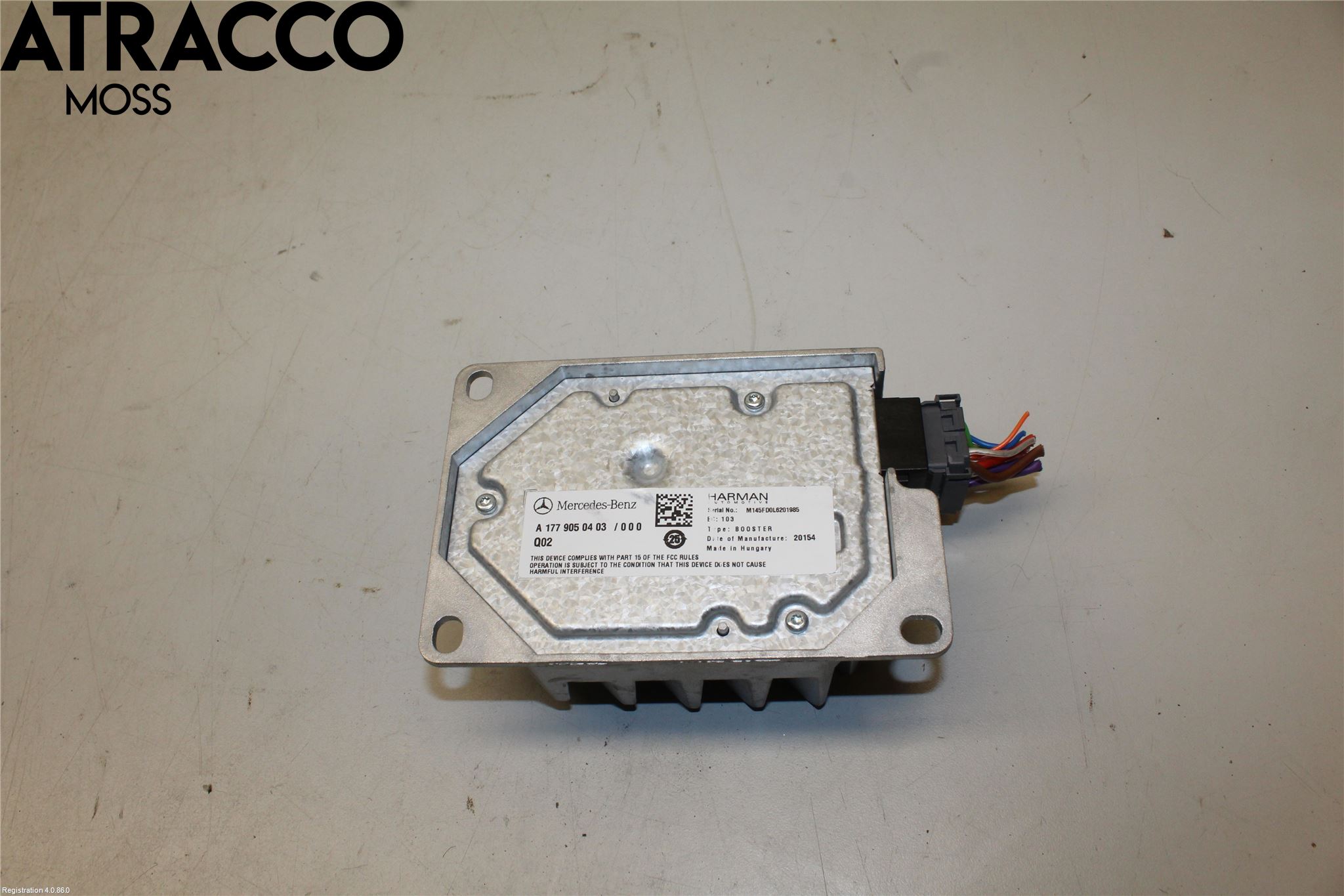 Mercedes-Benz MB EQC (N293) 20- Stereo Forsterker