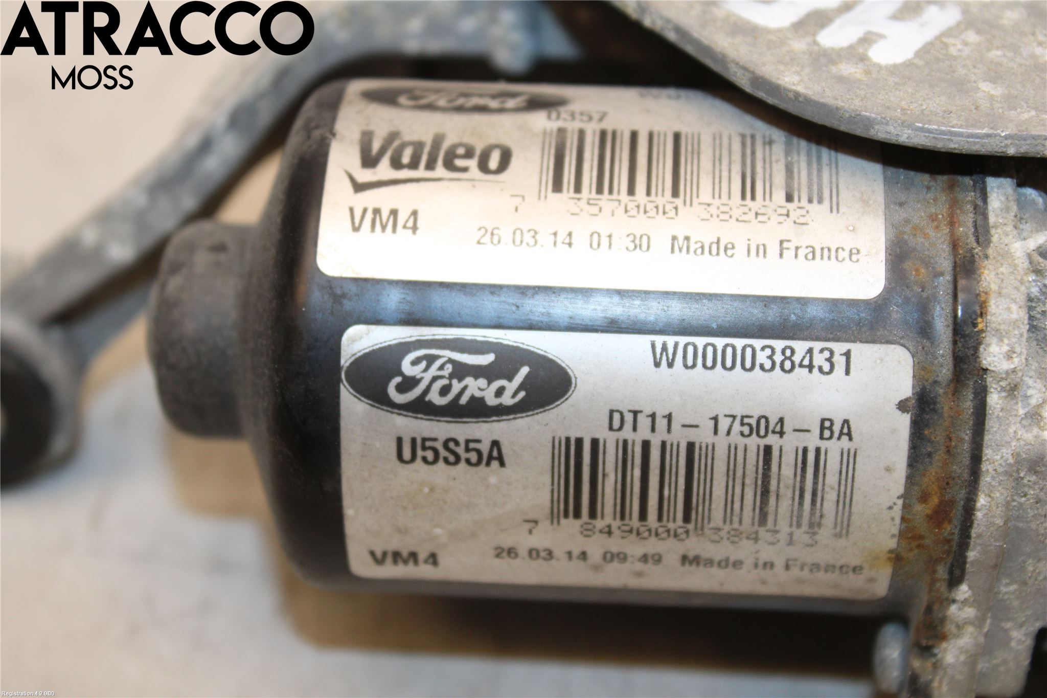 Ford TRANSIT/TOURNEO CONNECT 13-22 Viskermotor Frontrute