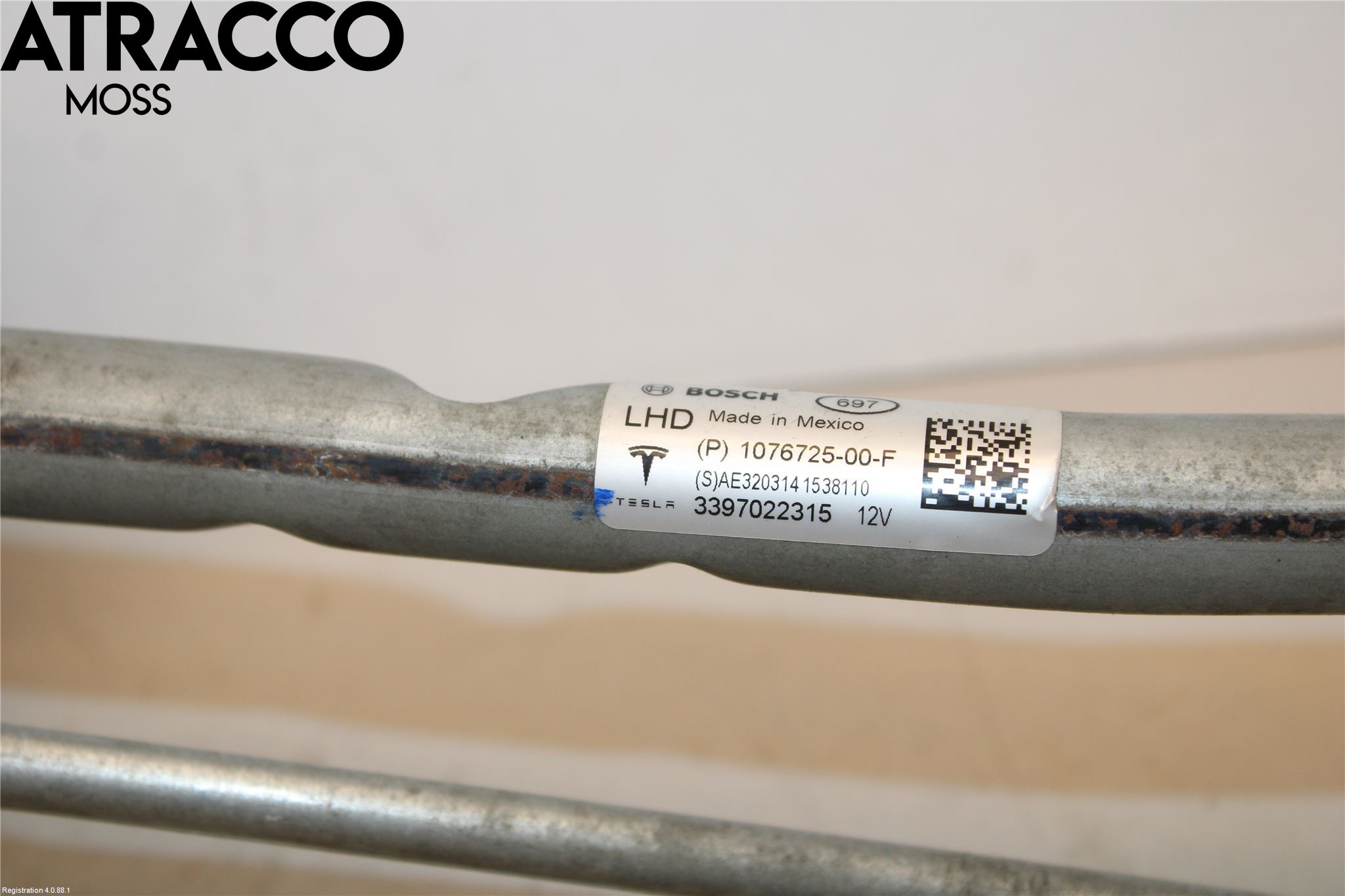 Tesla MODEL 3 17- Viskermotor Frontrute