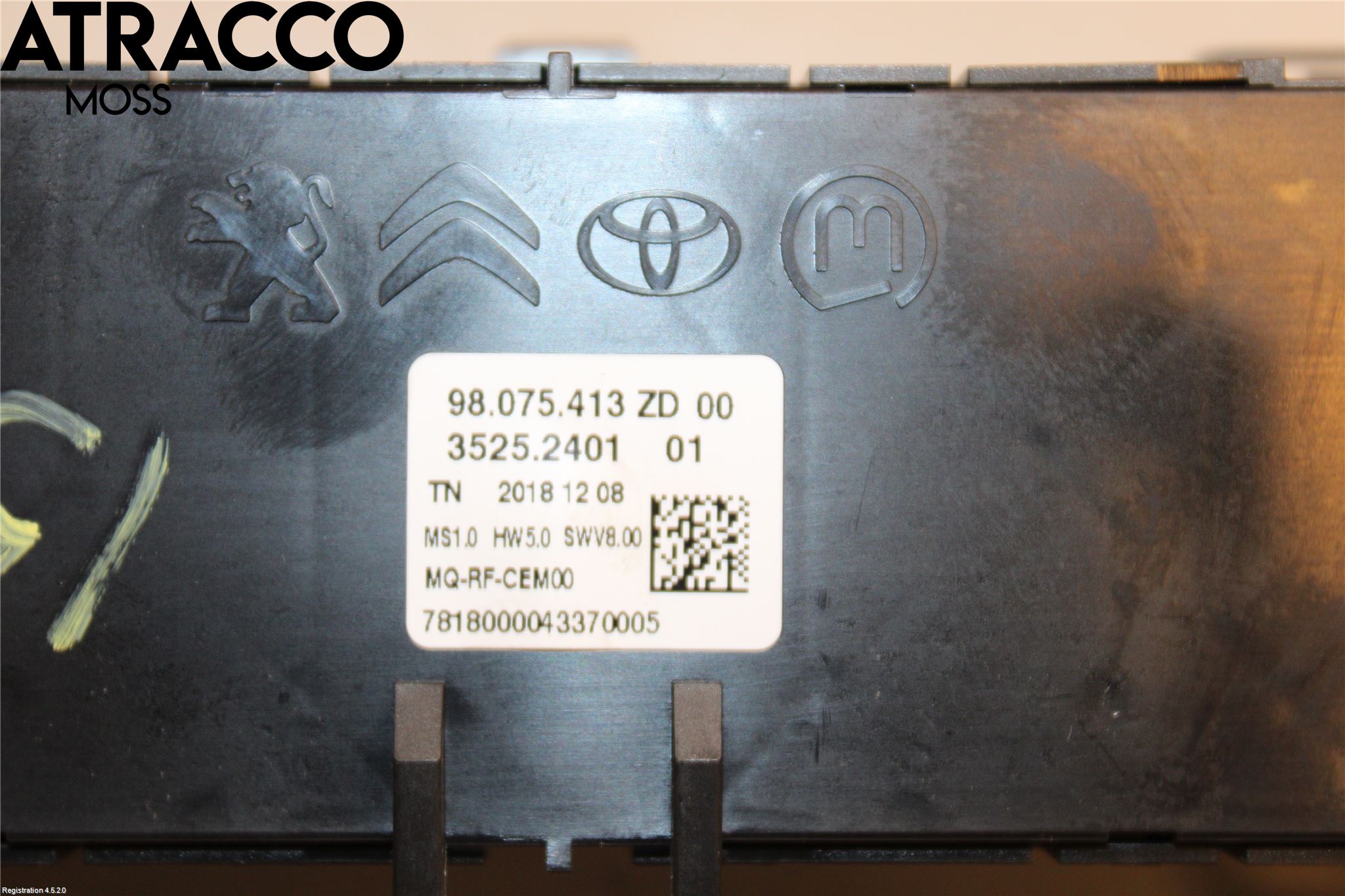 Peugeot PARTNER/E-PARTNER 19- Varme Ac Betjening-Display