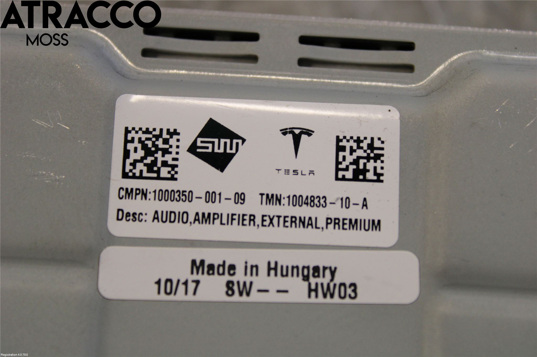 Tesla MODEL X 16- Stereo Forsterker