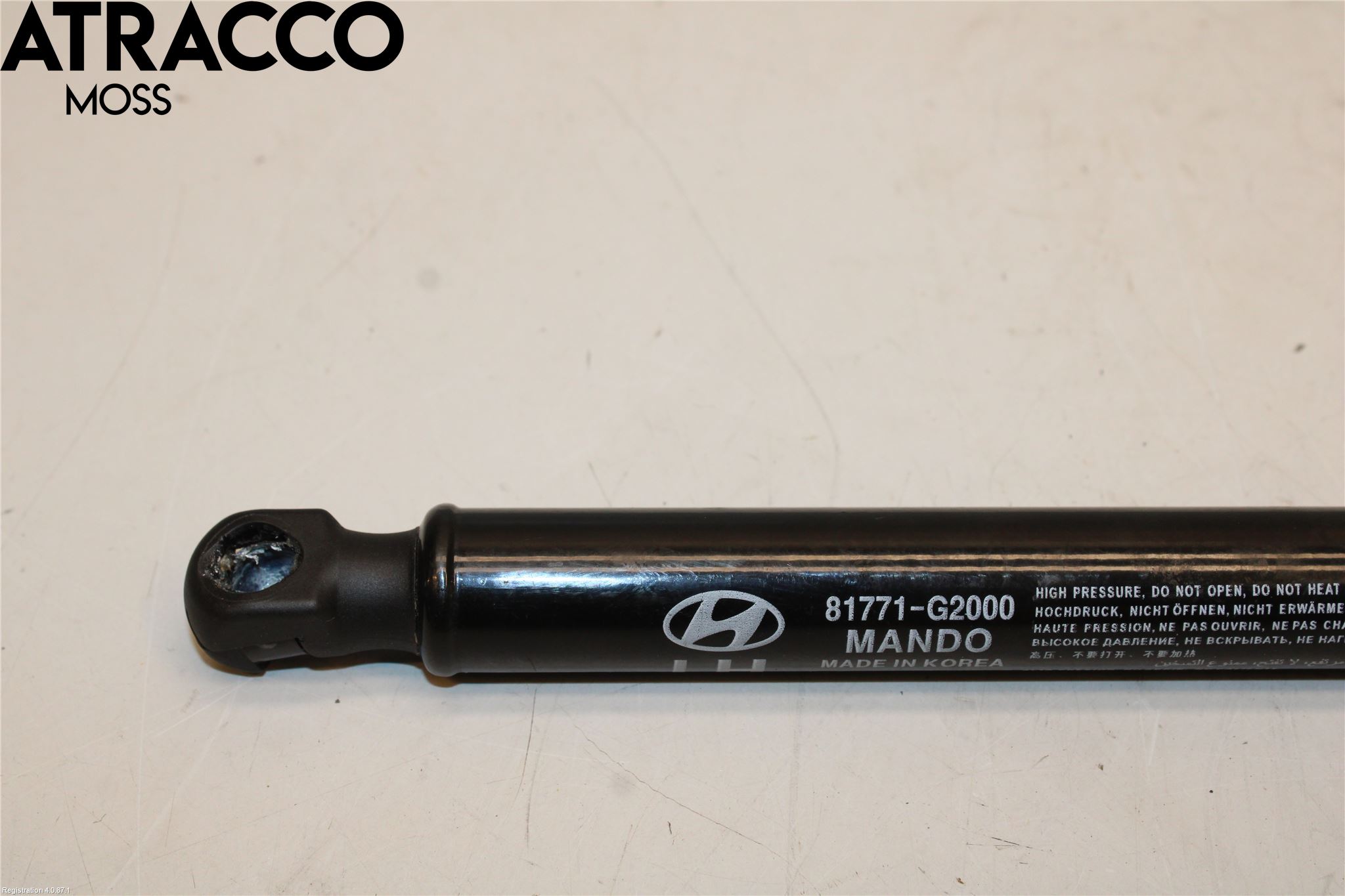 Hyundai IONIQ AE 17-22 Bakluke Demper-Gassfjær