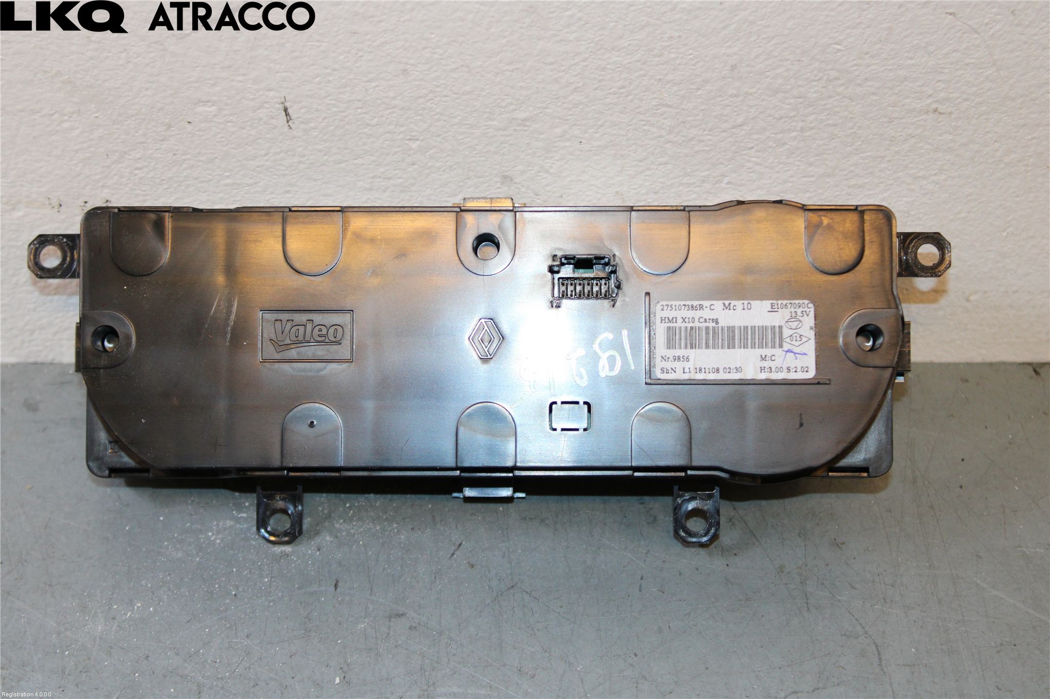 Renault ZOE/E-TECH 13- Varme Ac Betjening-Display