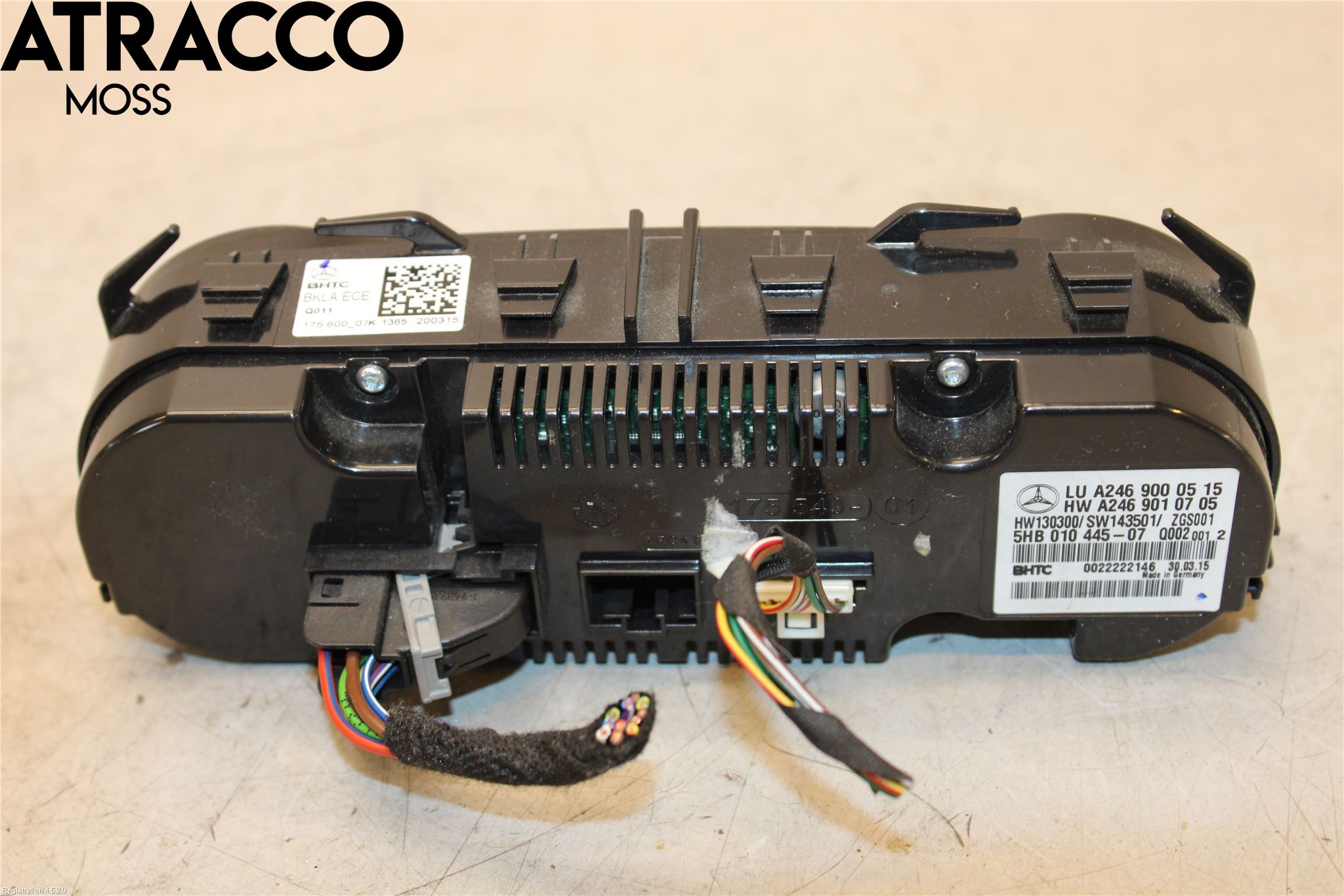 Mercedes-Benz MB A-KLASS (W176) 13-18 Varme Ac Betjening-Display