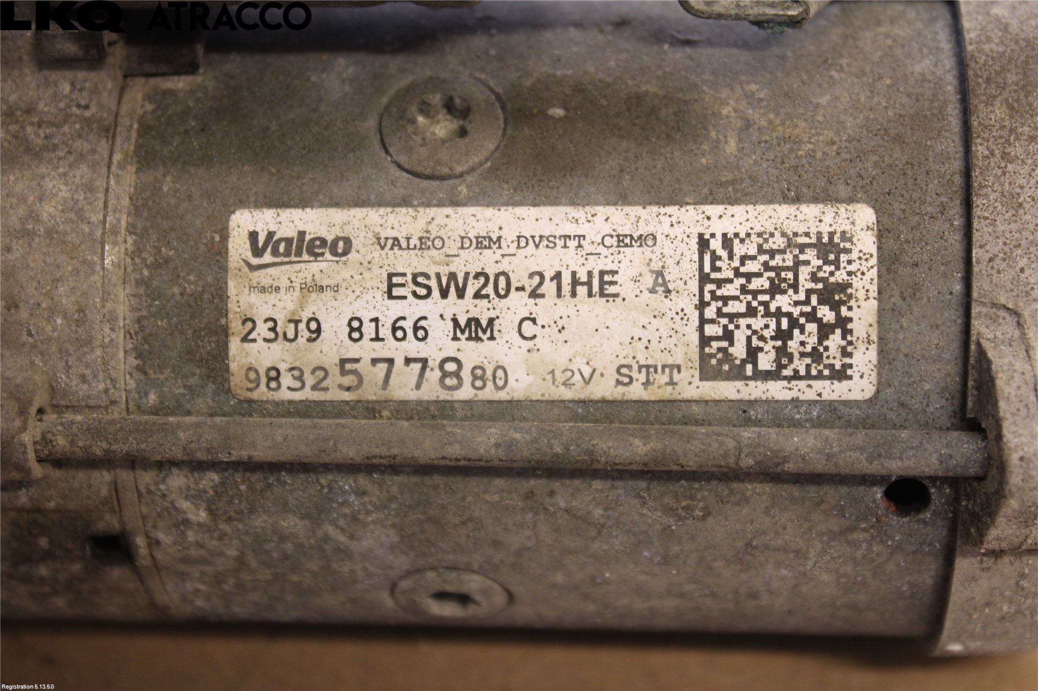 Opel COMBO E 19- Startmotor