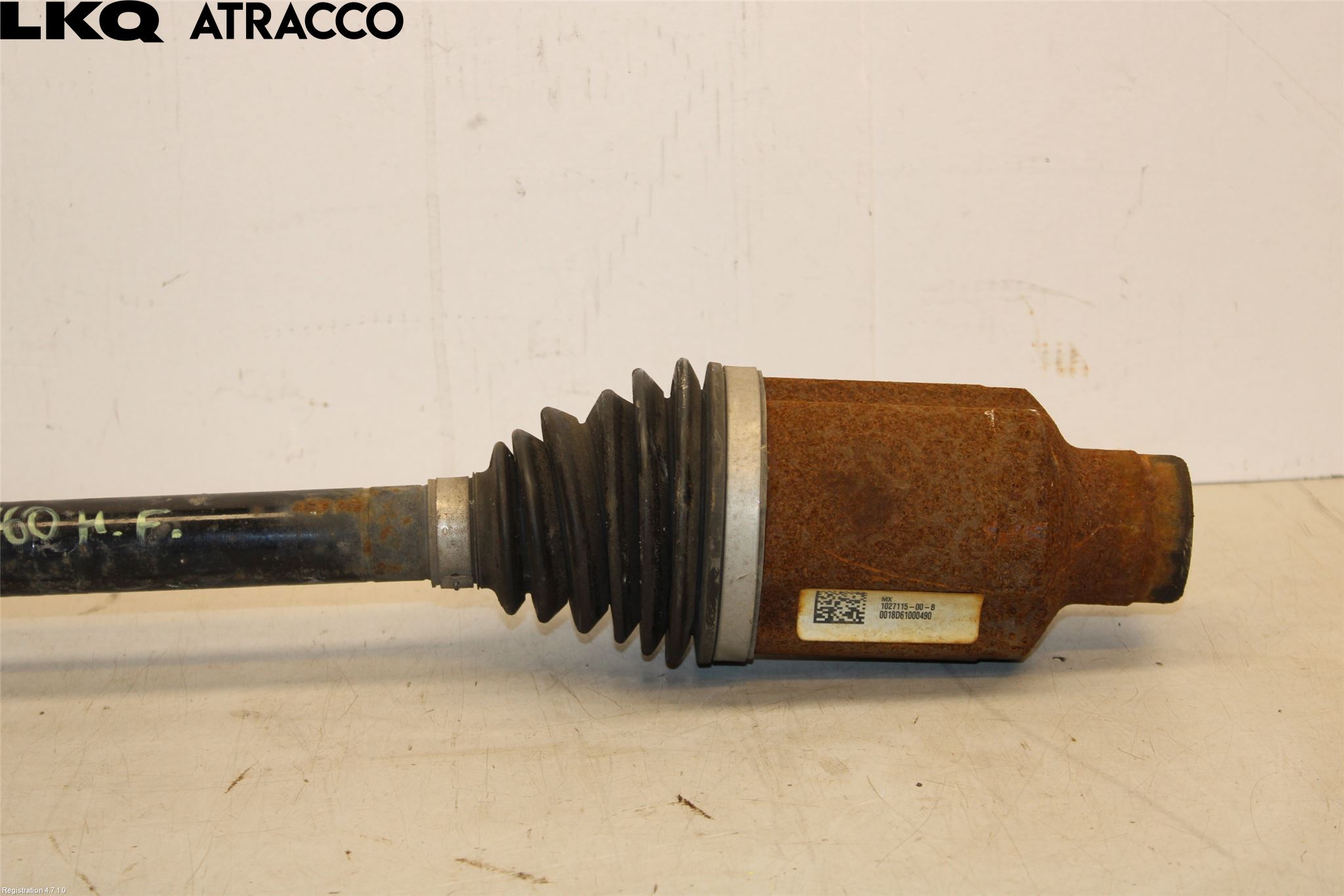 Tesla MODEL X 16- Drivaksel Foran Kompl Høyre