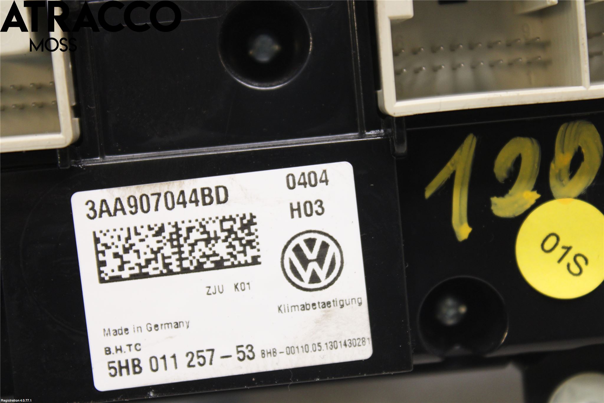 Volkswagen VW PASSAT 11-14 Varme Ac Betjening-Display