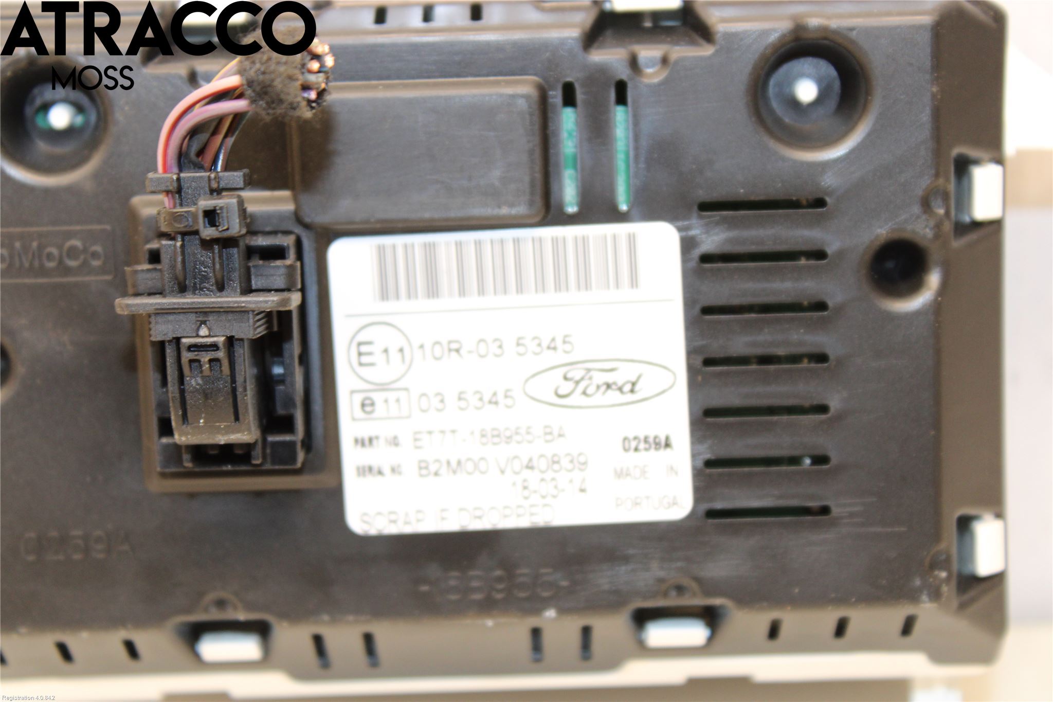 Ford FIESTA 13-17 Instr Varselys - Display