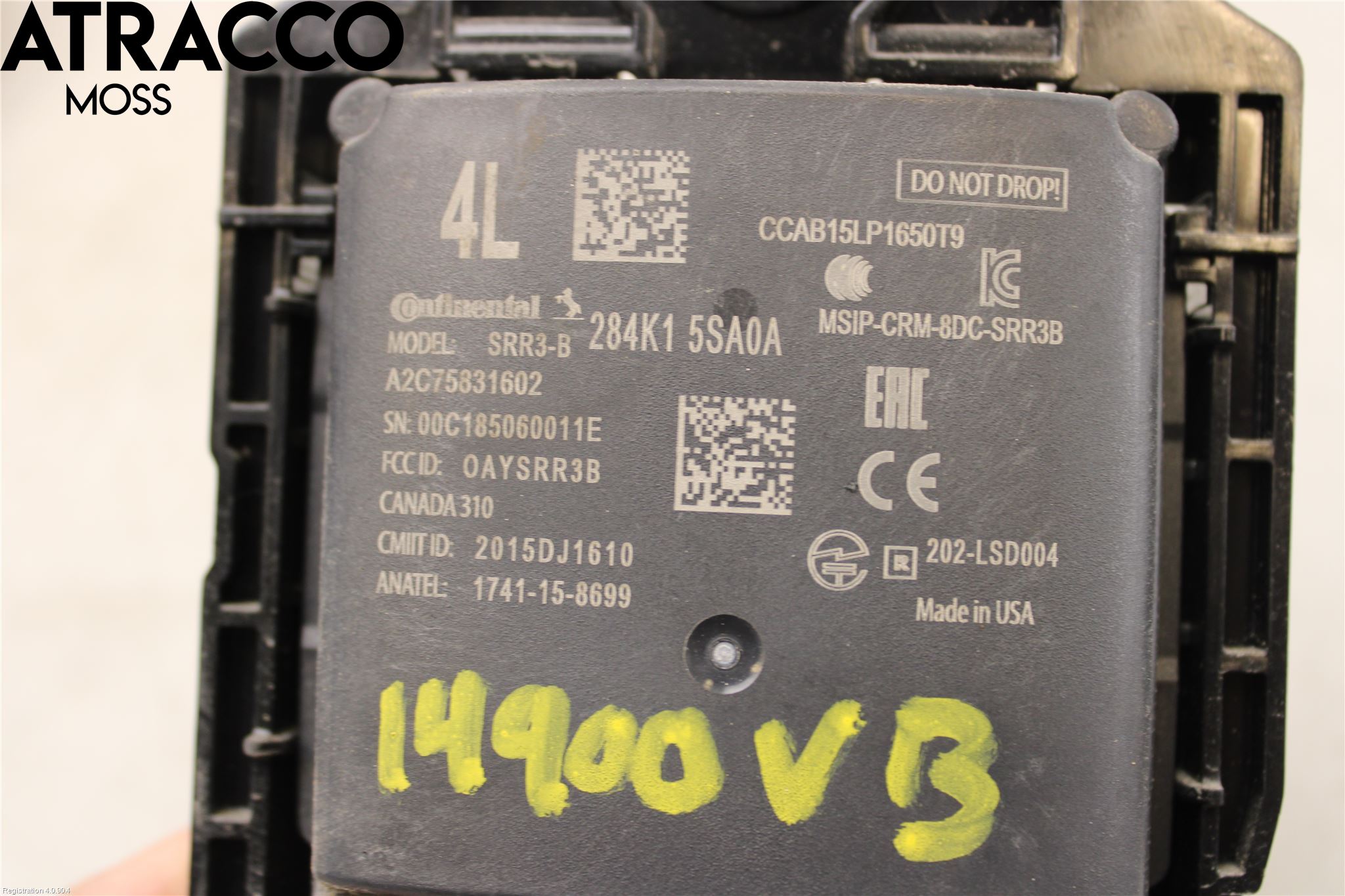 Nissan LEAF 18- Styreenhet Parkering