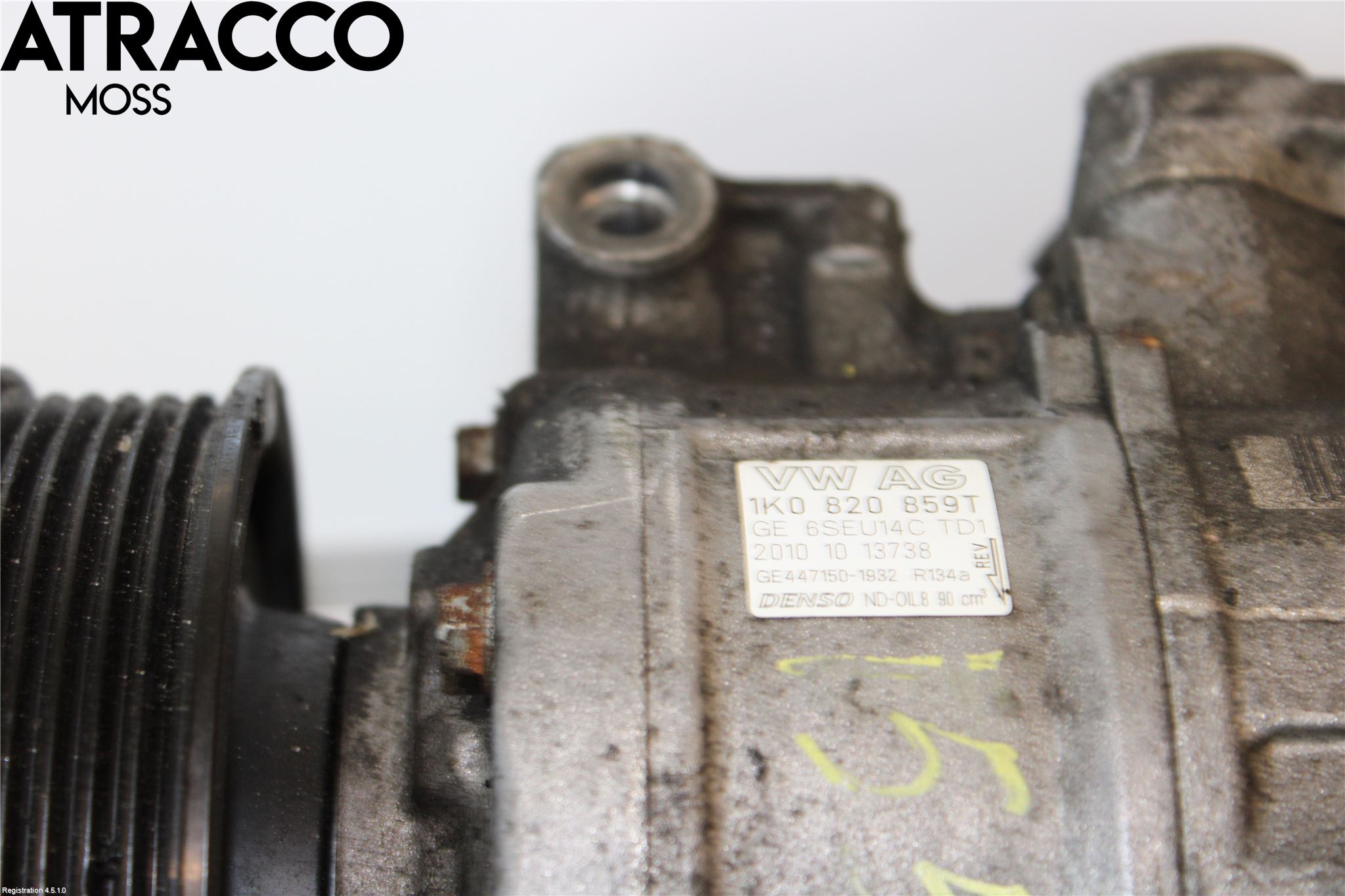 Volkswagen VW GOLF VI 09-13 Varme Ac Kompressor