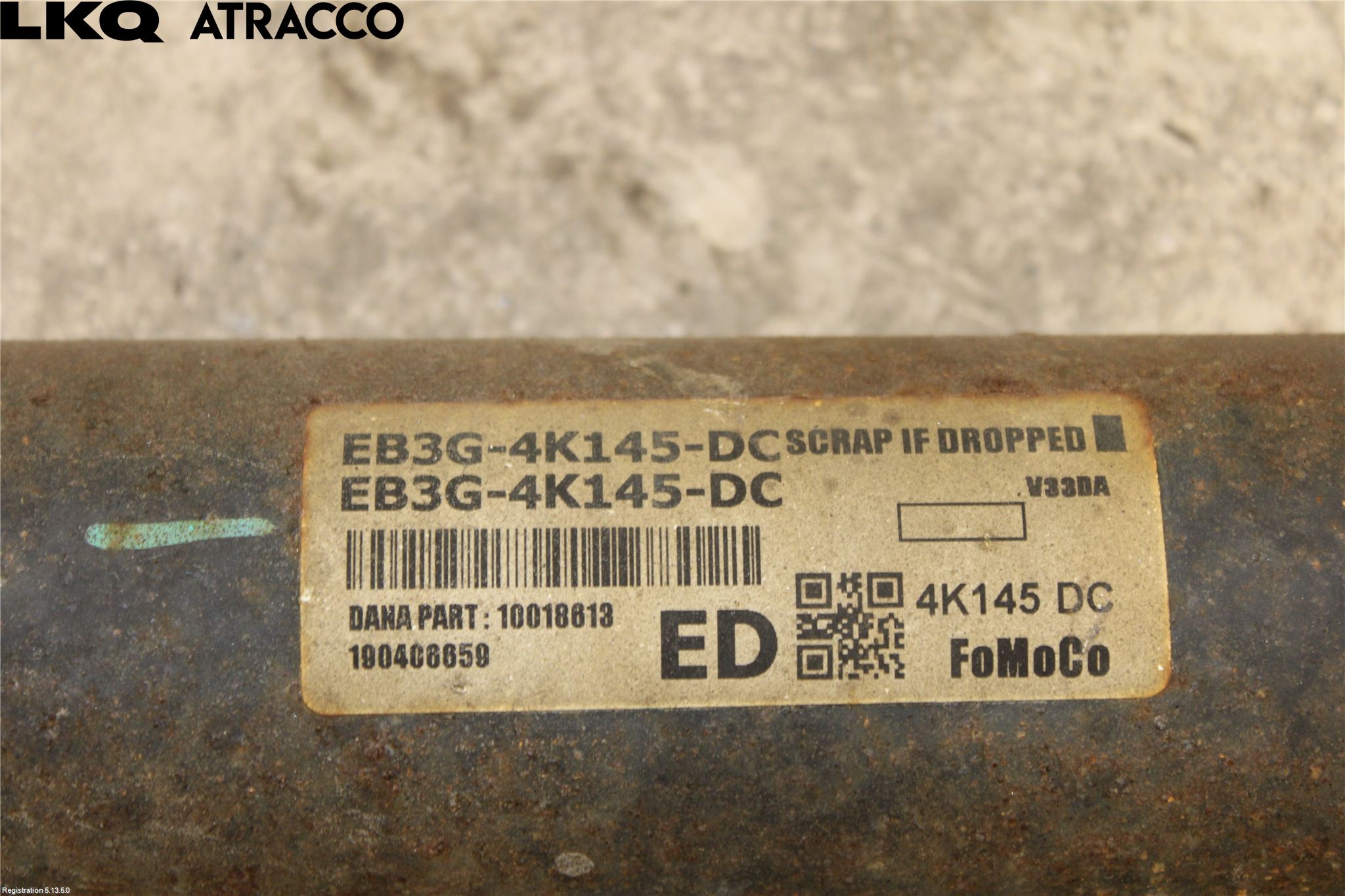 Ford RANGER EU 12-23 Mellomaksel Kompl