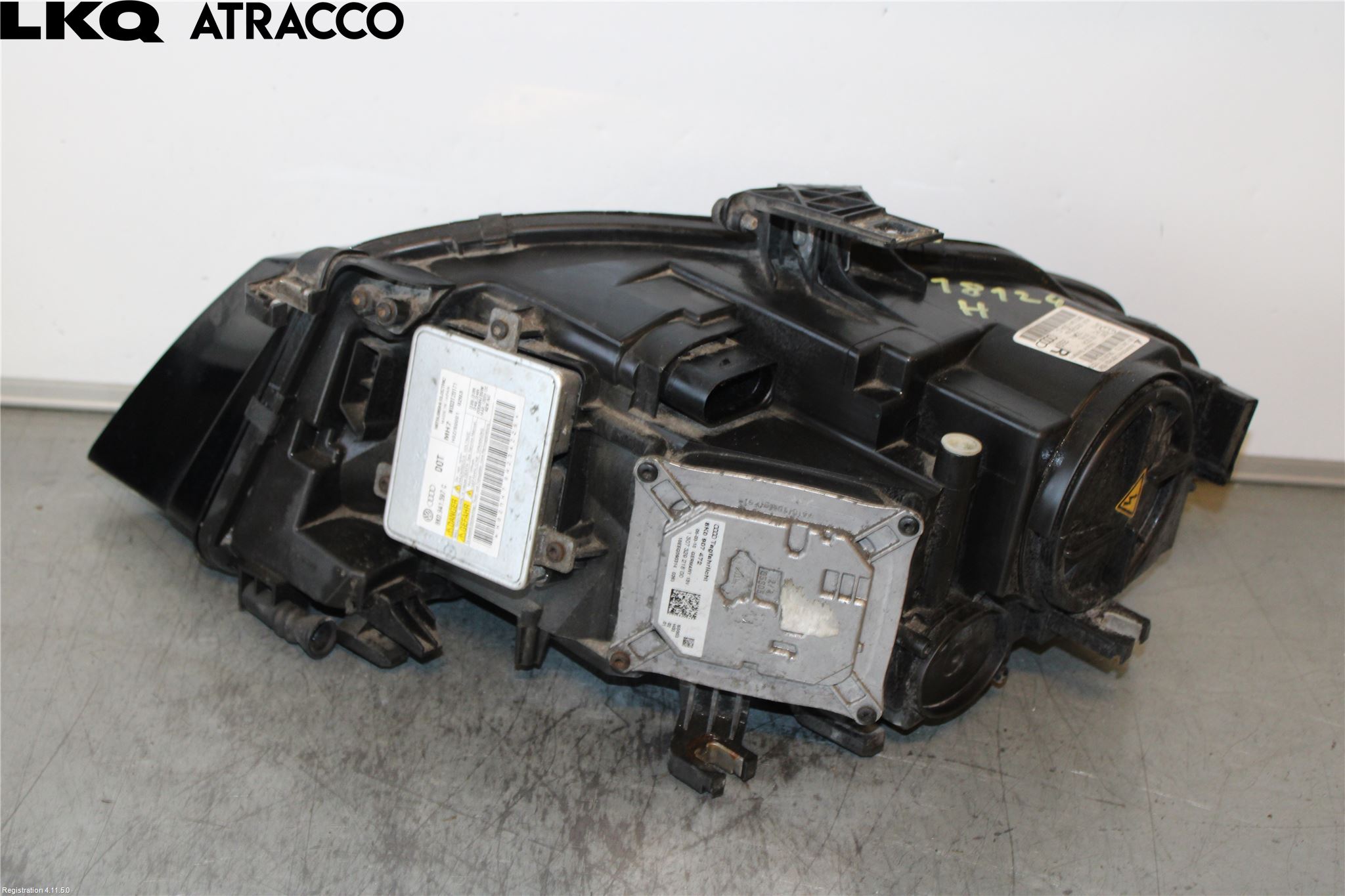 Audi A4/S4 08-11 Frontlykt Høyre