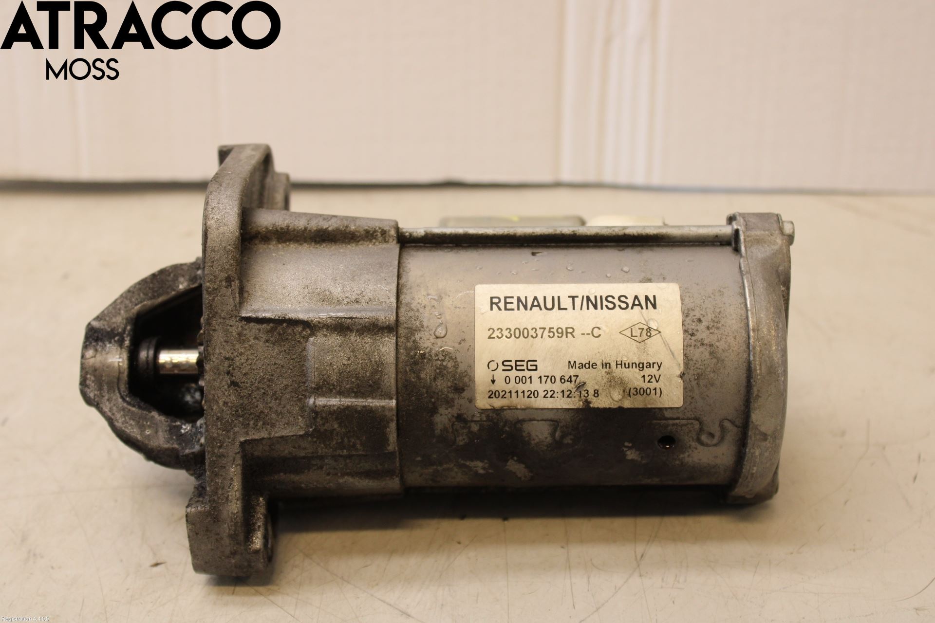 Mercedes-Benz MB CITAN/EQT (W420) 22- Startmotor Diesel