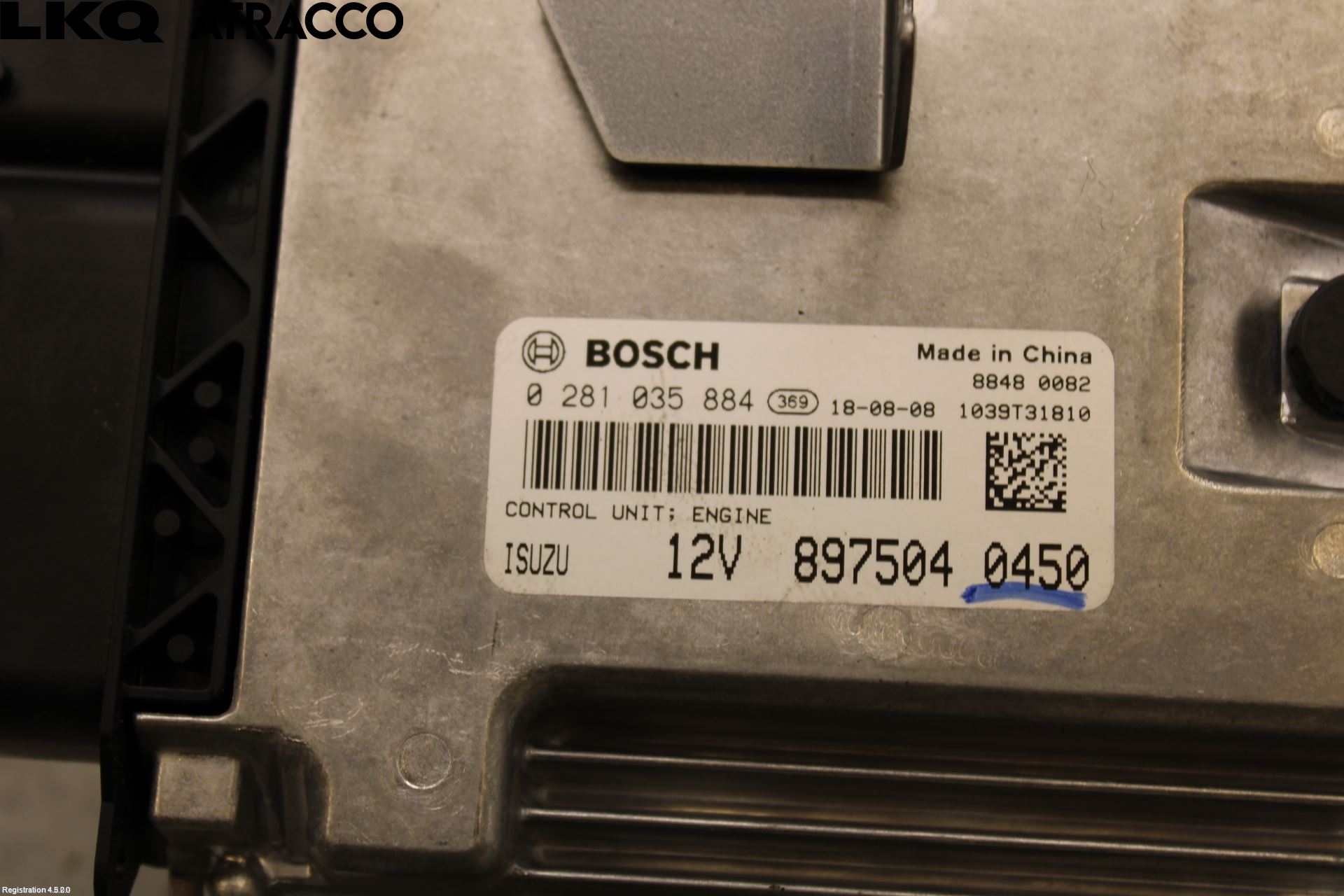 Isuzu D-MAX Tenningslås - Rattlås