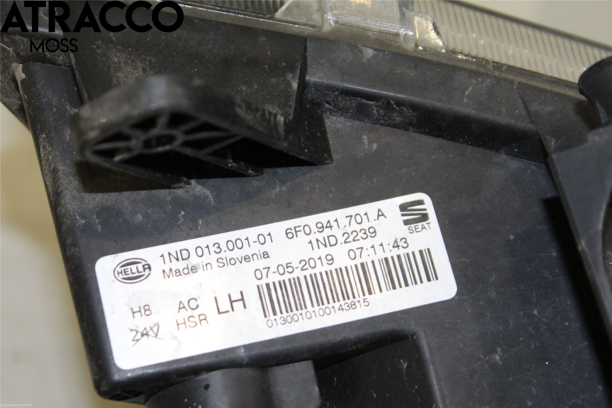 Seat IBIZA V 17-20 Frontlykt-Kurve-Tåkelys