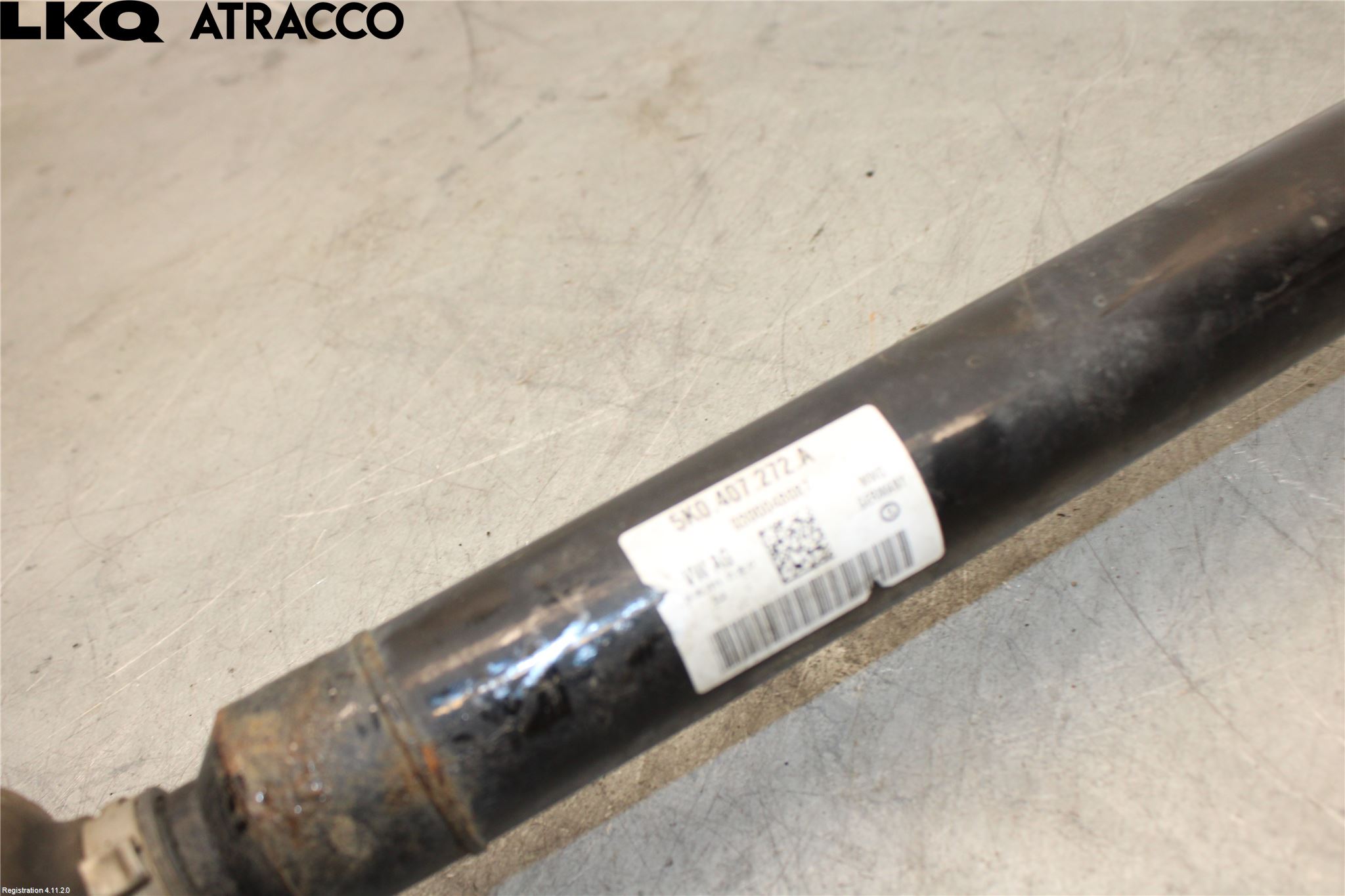 Volkswagen VW CADDY 11-15 Drivaksel Foran Kompl Høyre