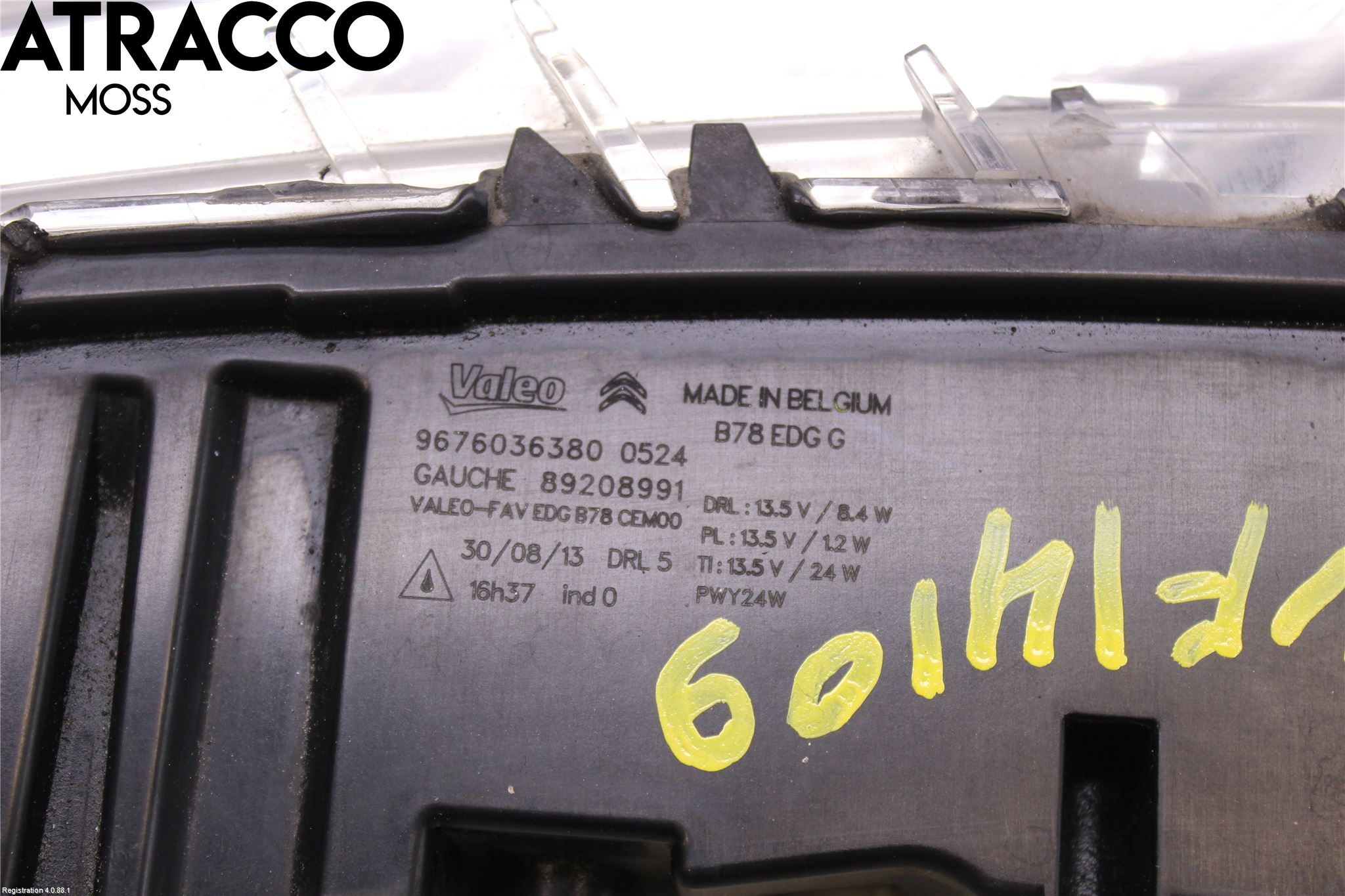 Citroen C4 PICASSO 14-18 Frontlykt Venstre