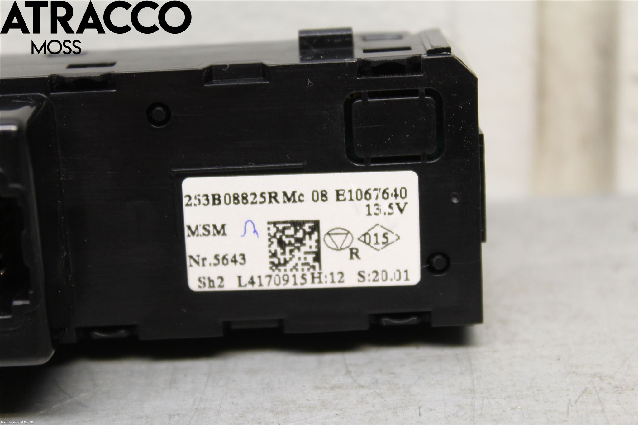 Renault ZOE/E-TECH 13- Bryter Multifunksjon