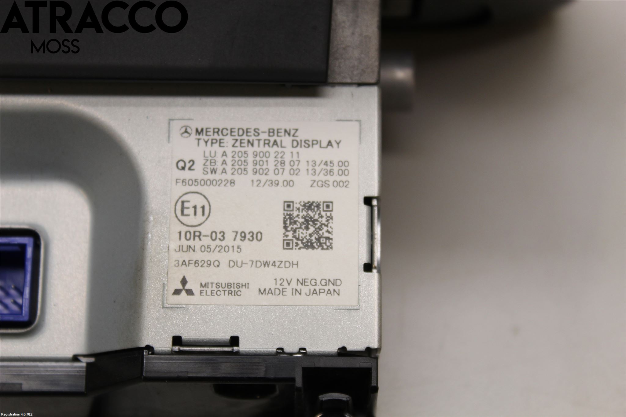 Mercedes-Benz MB C-KLASS (W205) 14-21 Multifunktionsdisplay