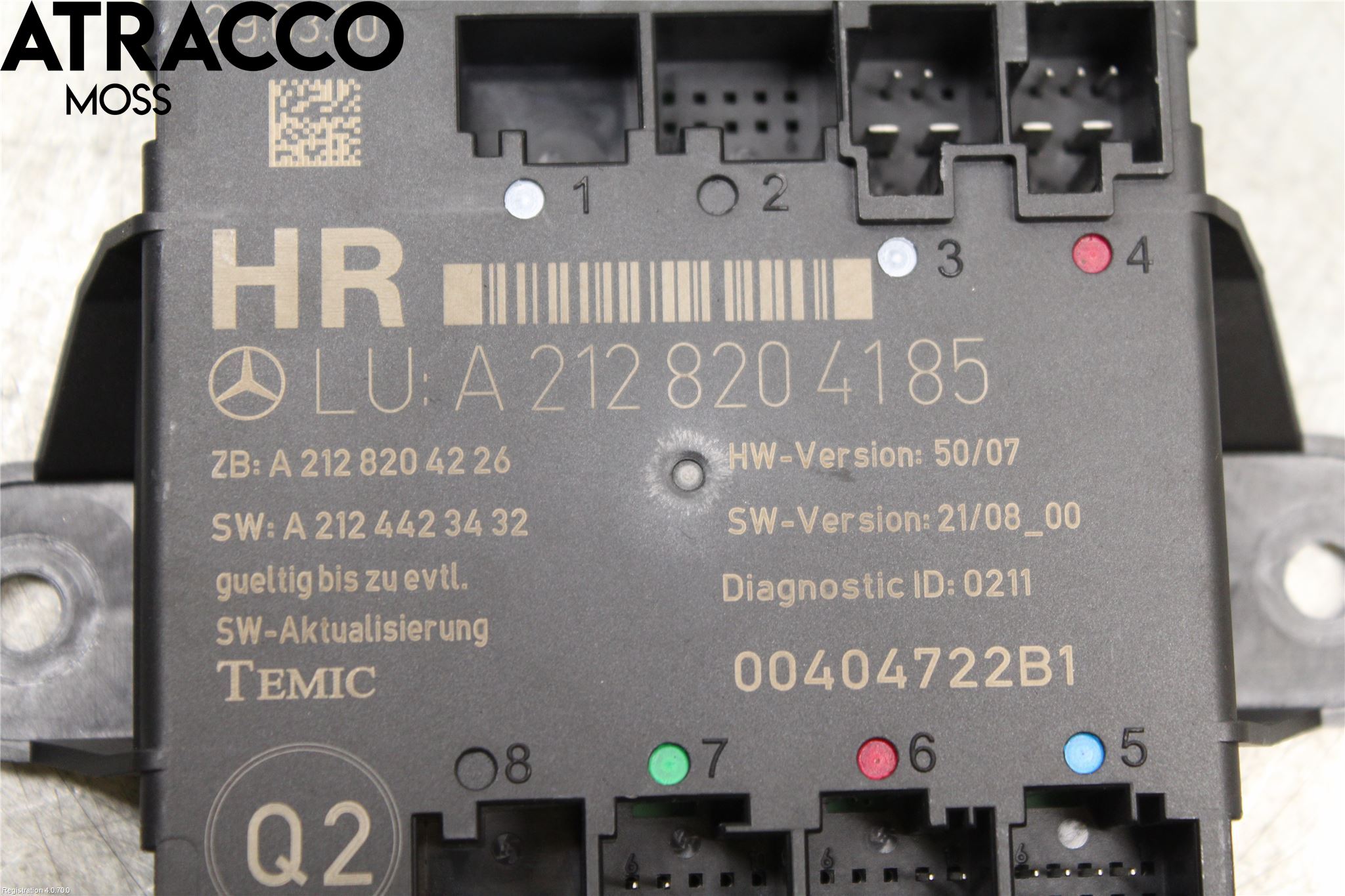 Mercedes-Benz MB E-KLASS (W212) 09-16 Styreenhet Dør