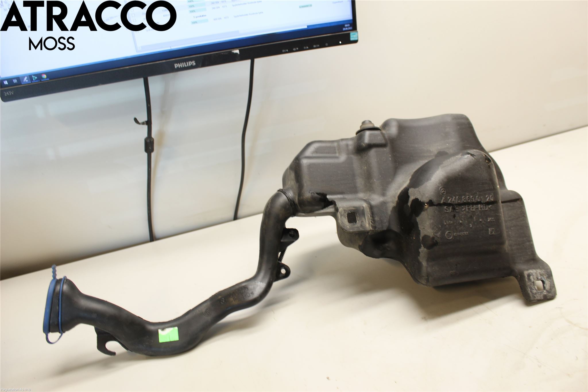 Mercedes-Benz MB B-KLASS (W246/W242) 12-19 Spylerbeholder Frontrute