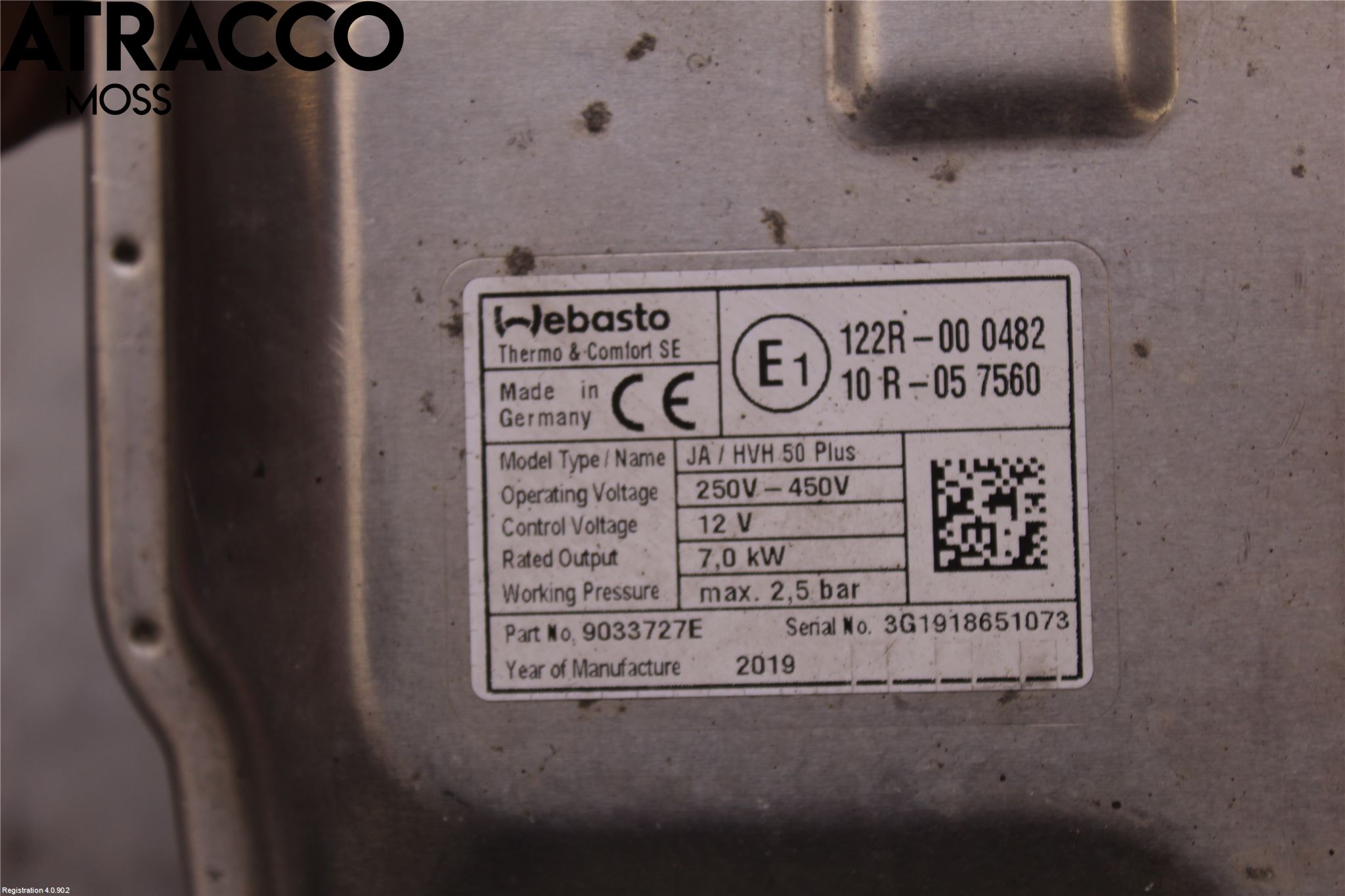 Jaguar I-PACE 18- Värme Cellpaket/Elektriskt